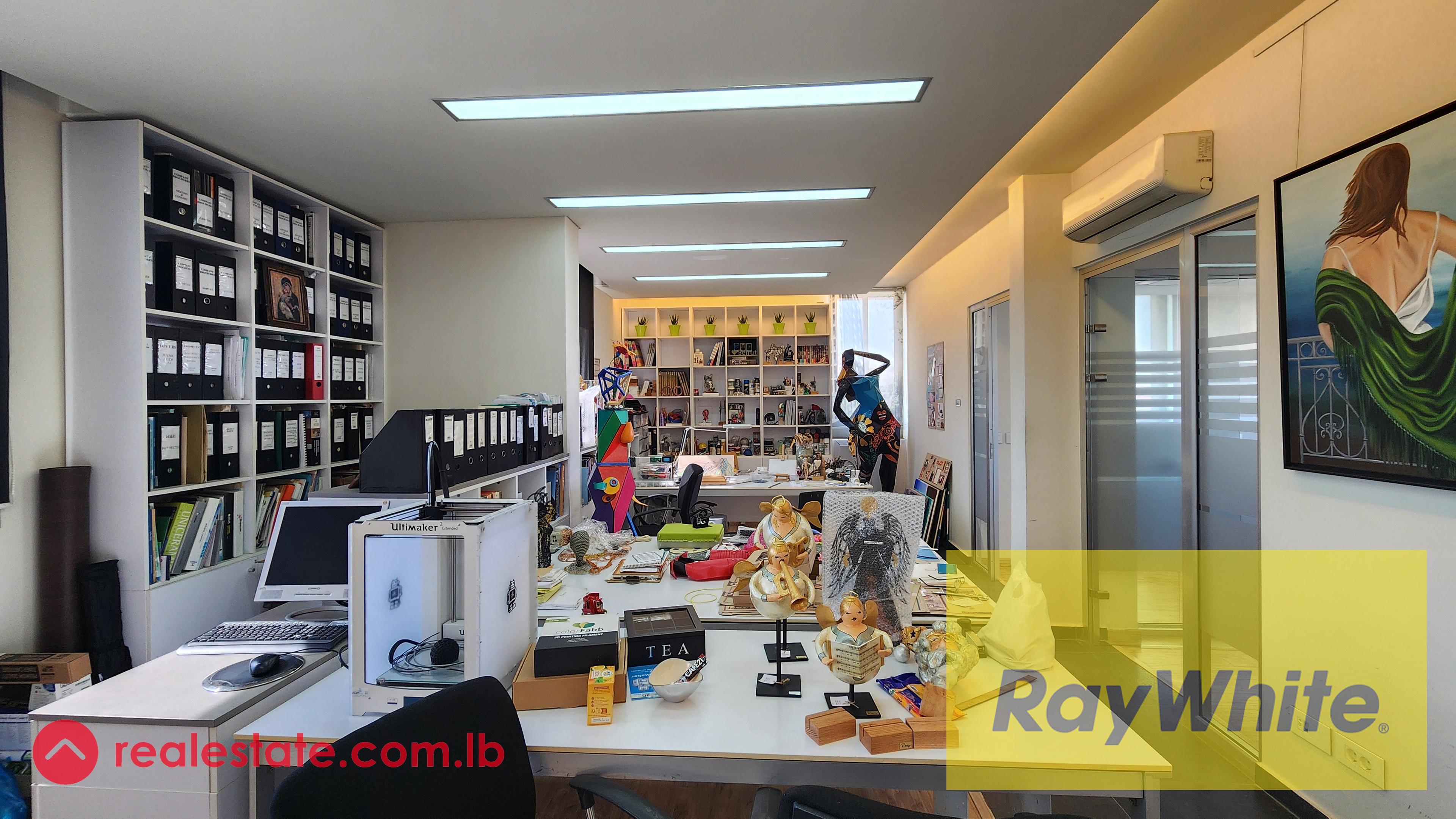 Spacious Office for Rent – Prime Location in Baabda