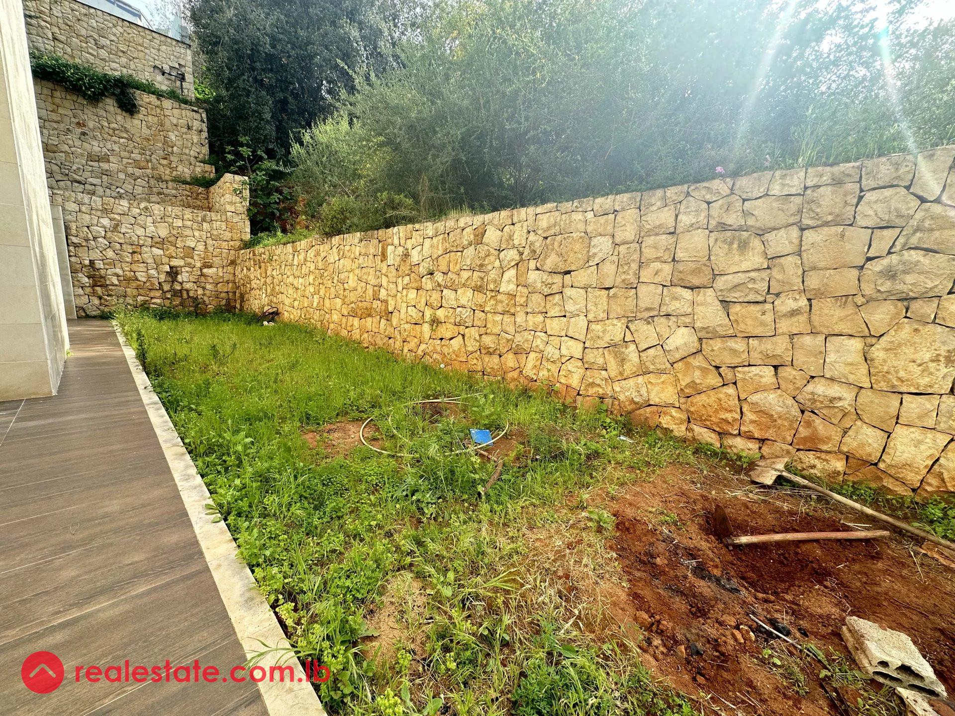 Garden Apartment For Sale in Mtaileb