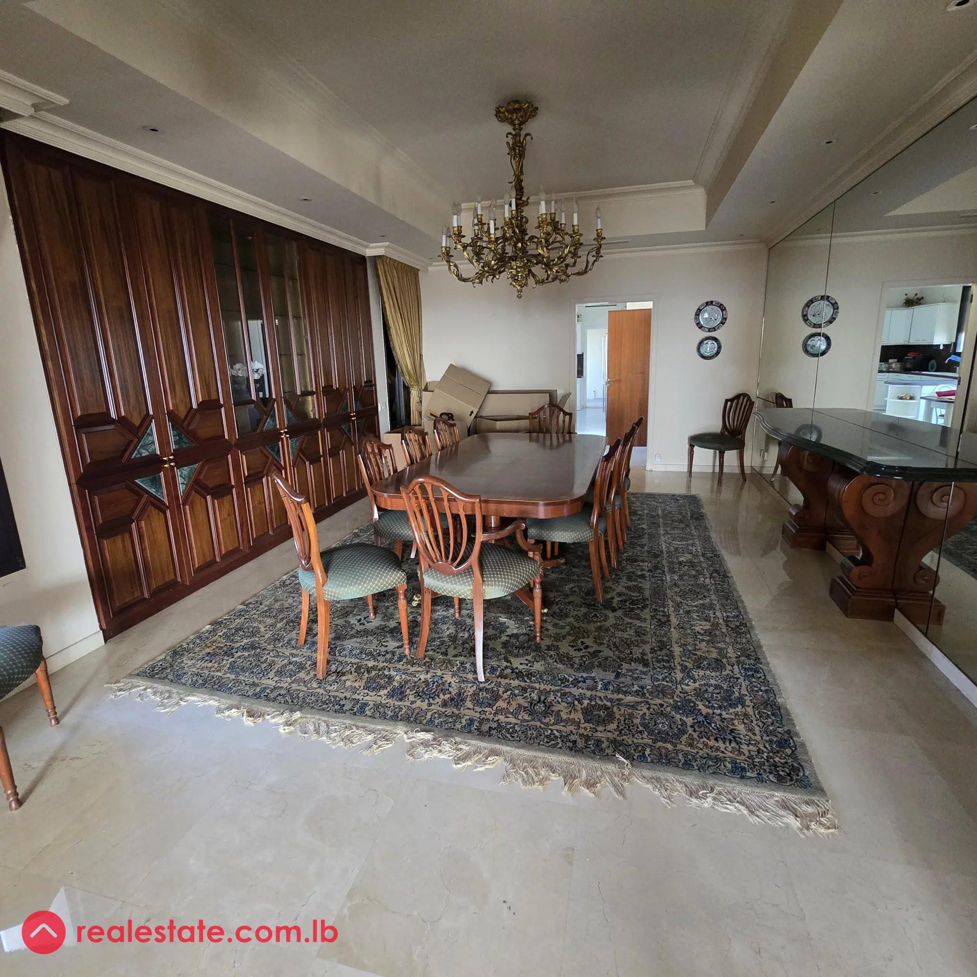 Spacious Apartment In Rabieh with the best Panoramic Sea View!