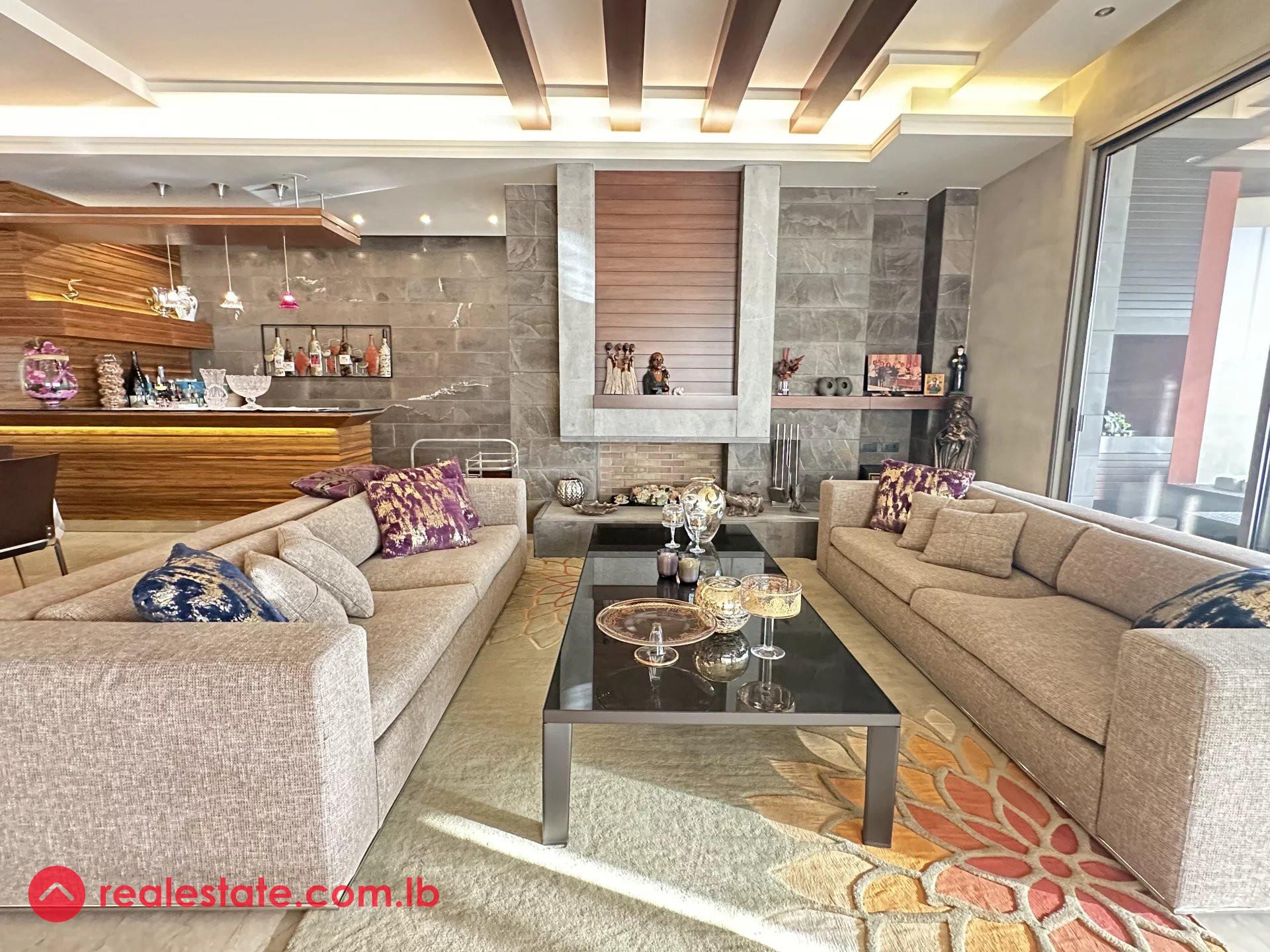 High-end Fully Decorated Apartment in El Biyada For Sale - Panoramic Views