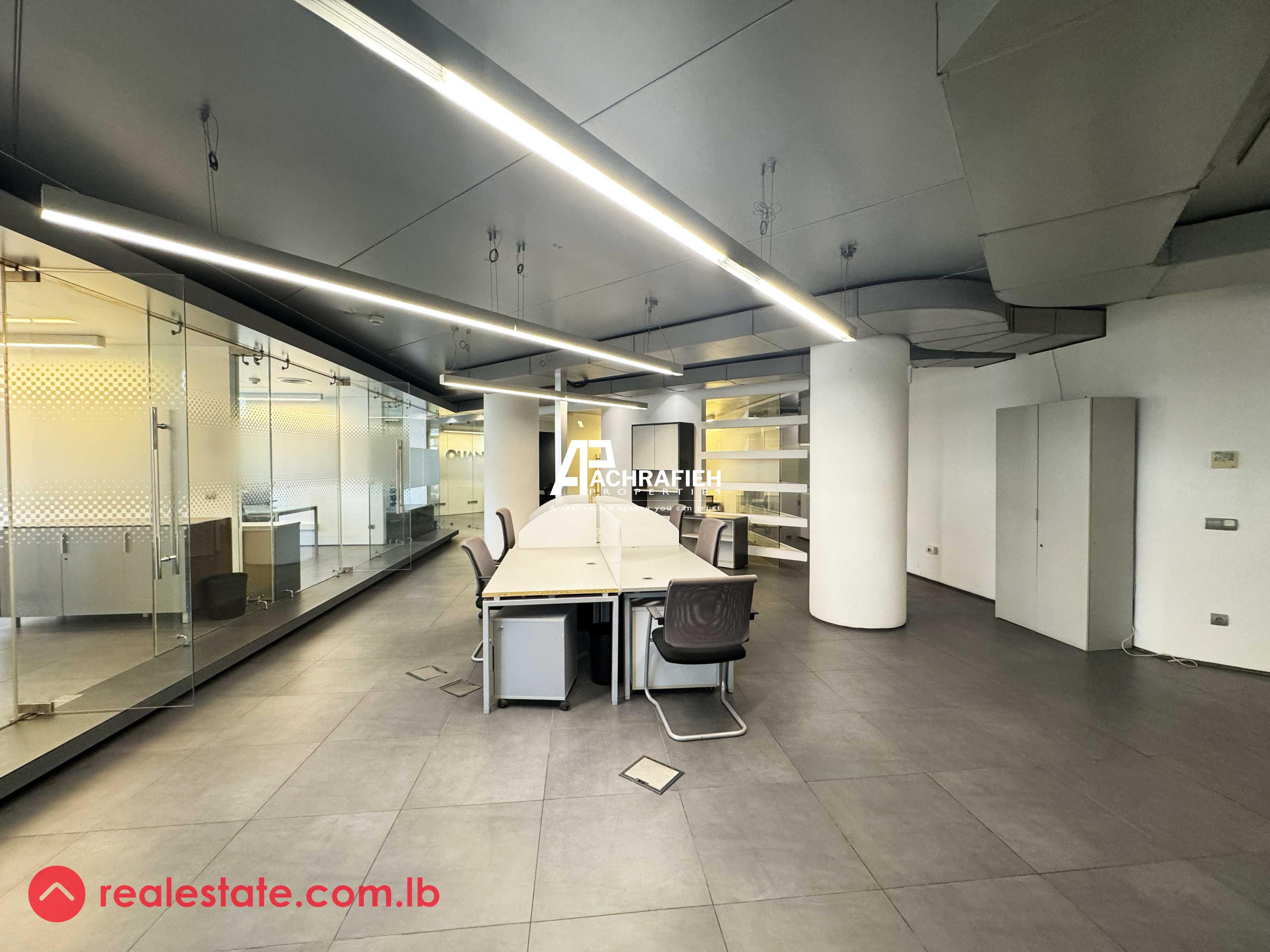 520 Sqm | Fully Furnished Office For Sale in Achrafieh