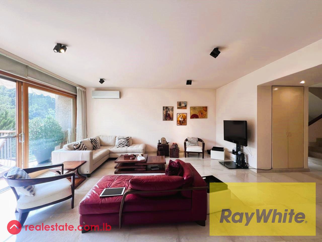 Beautiful Villa for Sale in the Wooded Hills of Baabdat - Prime Location