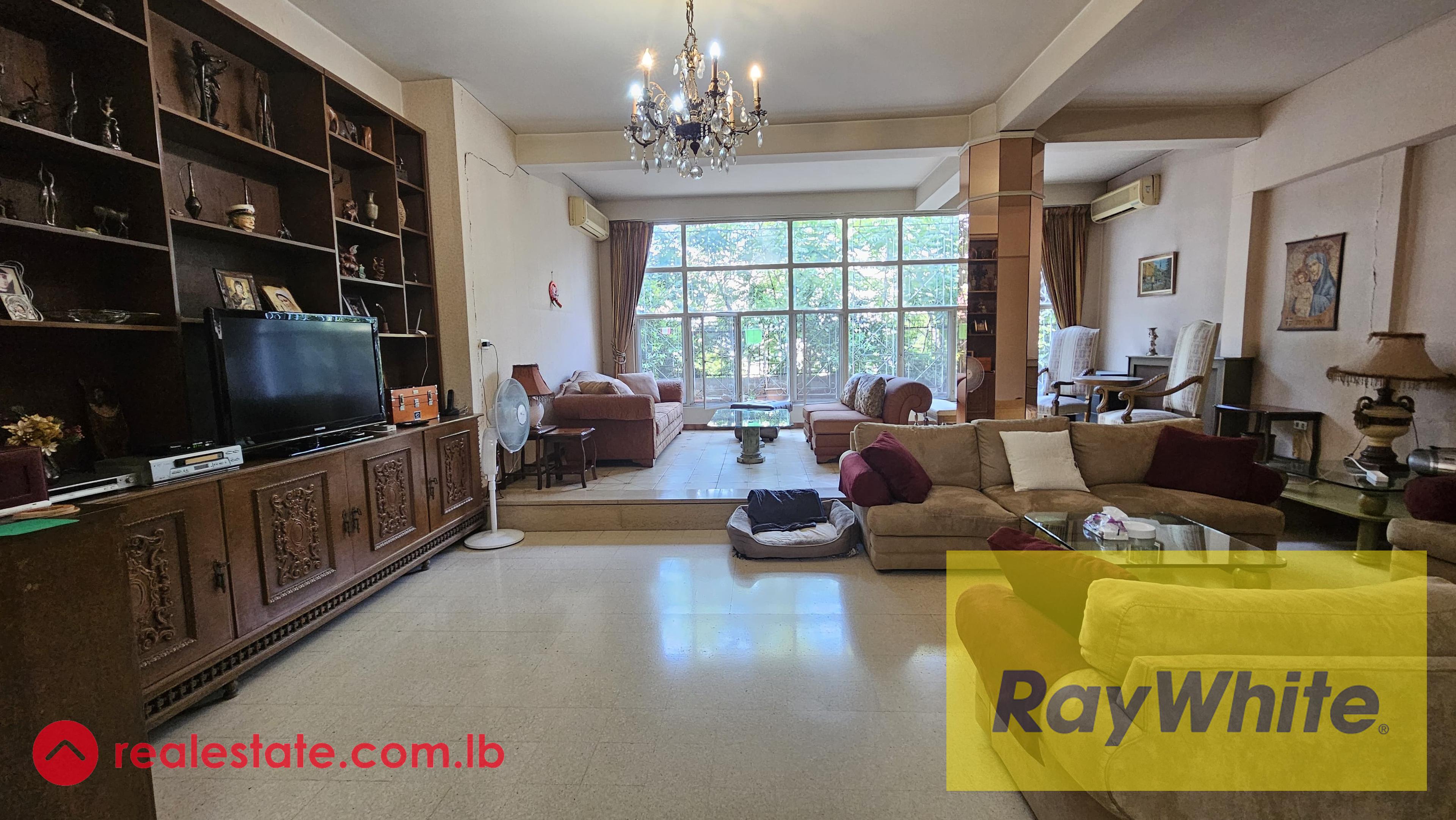 Apartment for sale in Hazmieh|Garden|Terrace