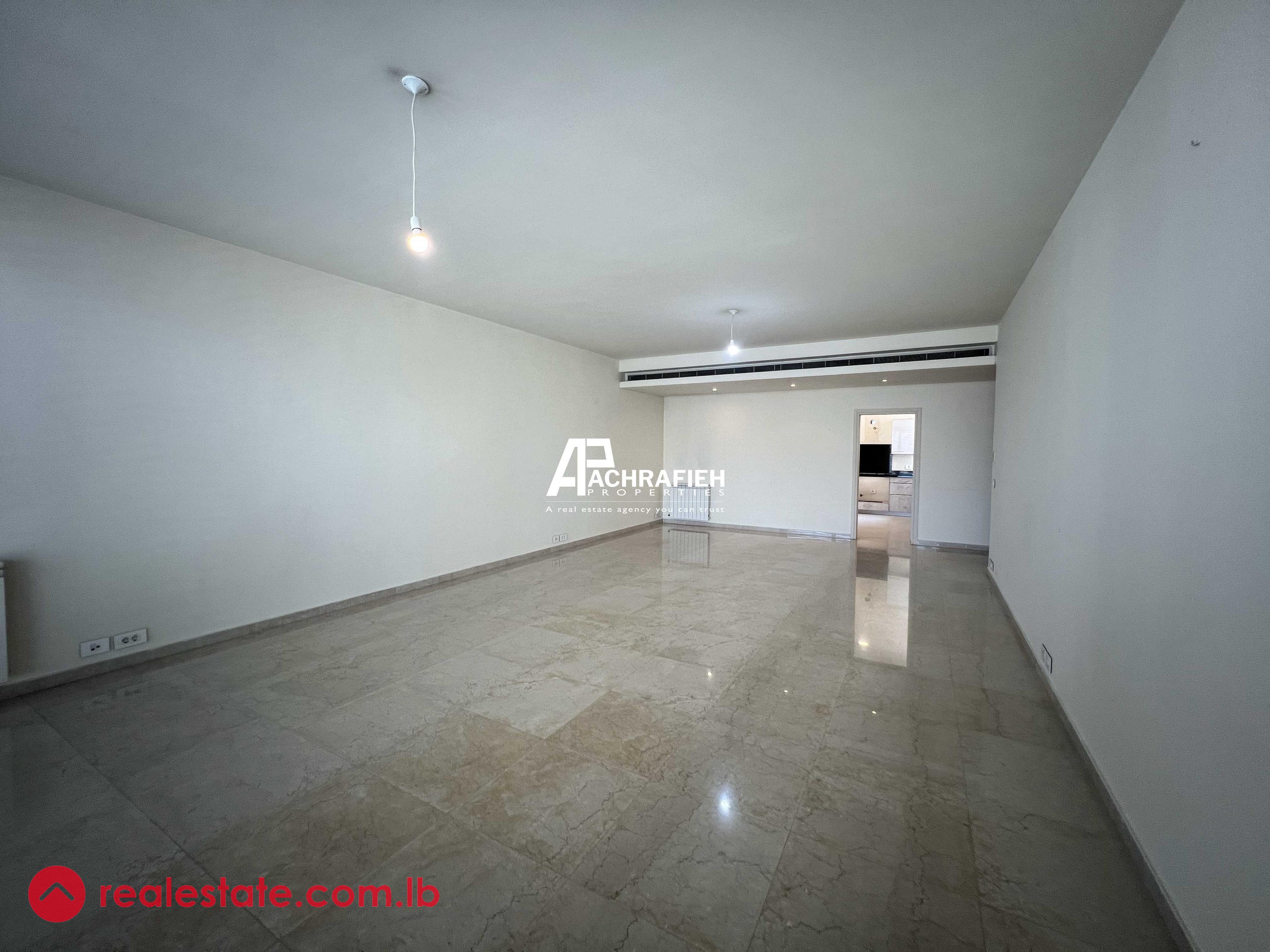 High Floor | Open View | Apartment for Rent in Achrafieh