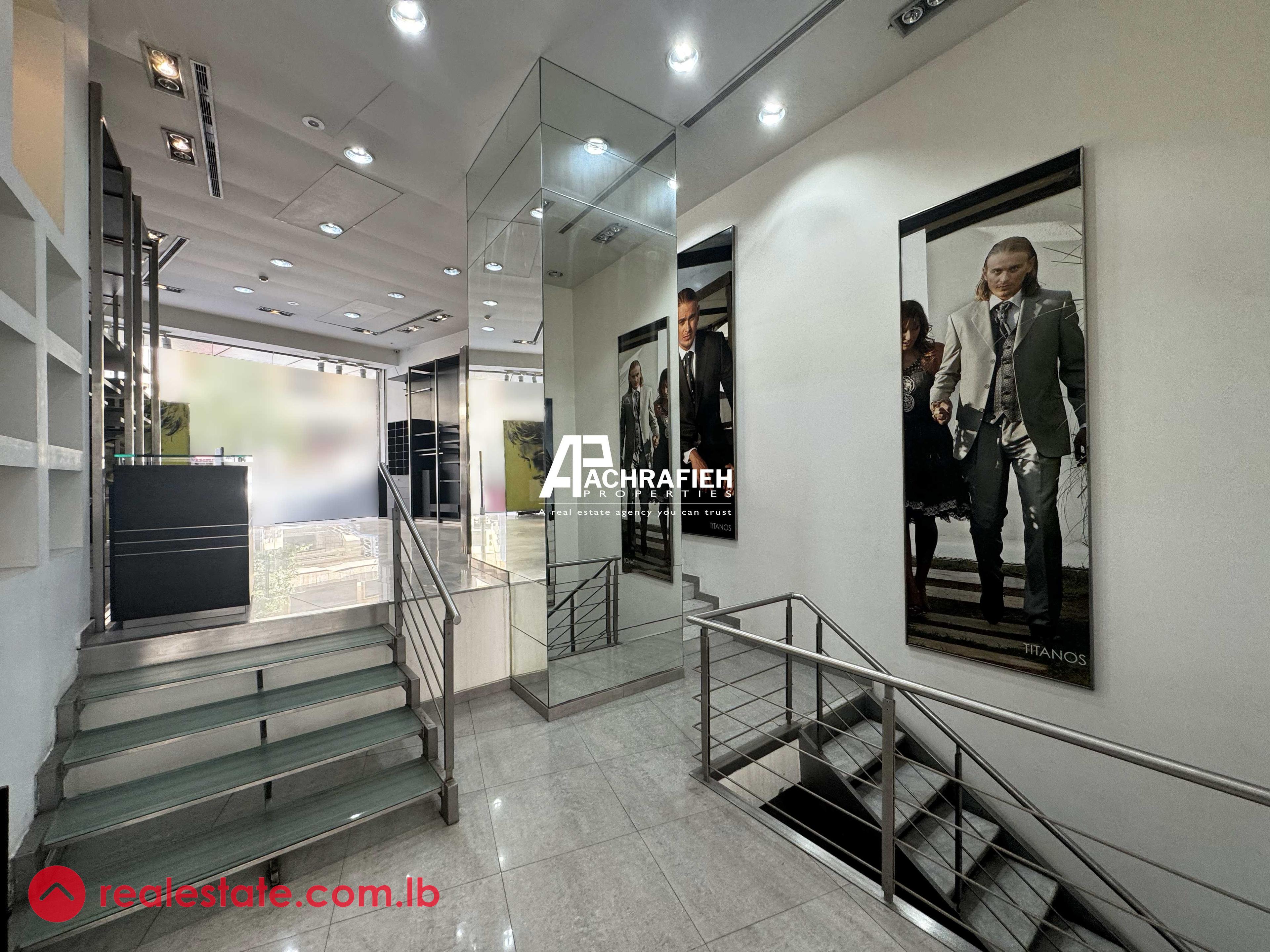 2 Floors | 230 Sqm | Shop For Rent in Downtown