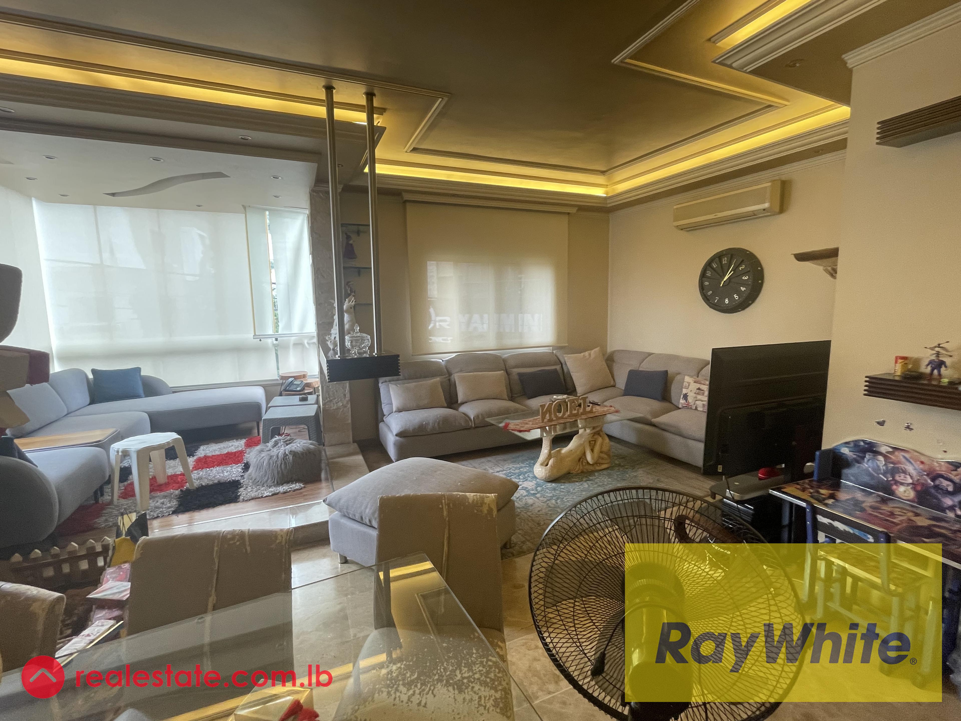 Fully Decorated Apartment for Sale in Mazraat Yachouh