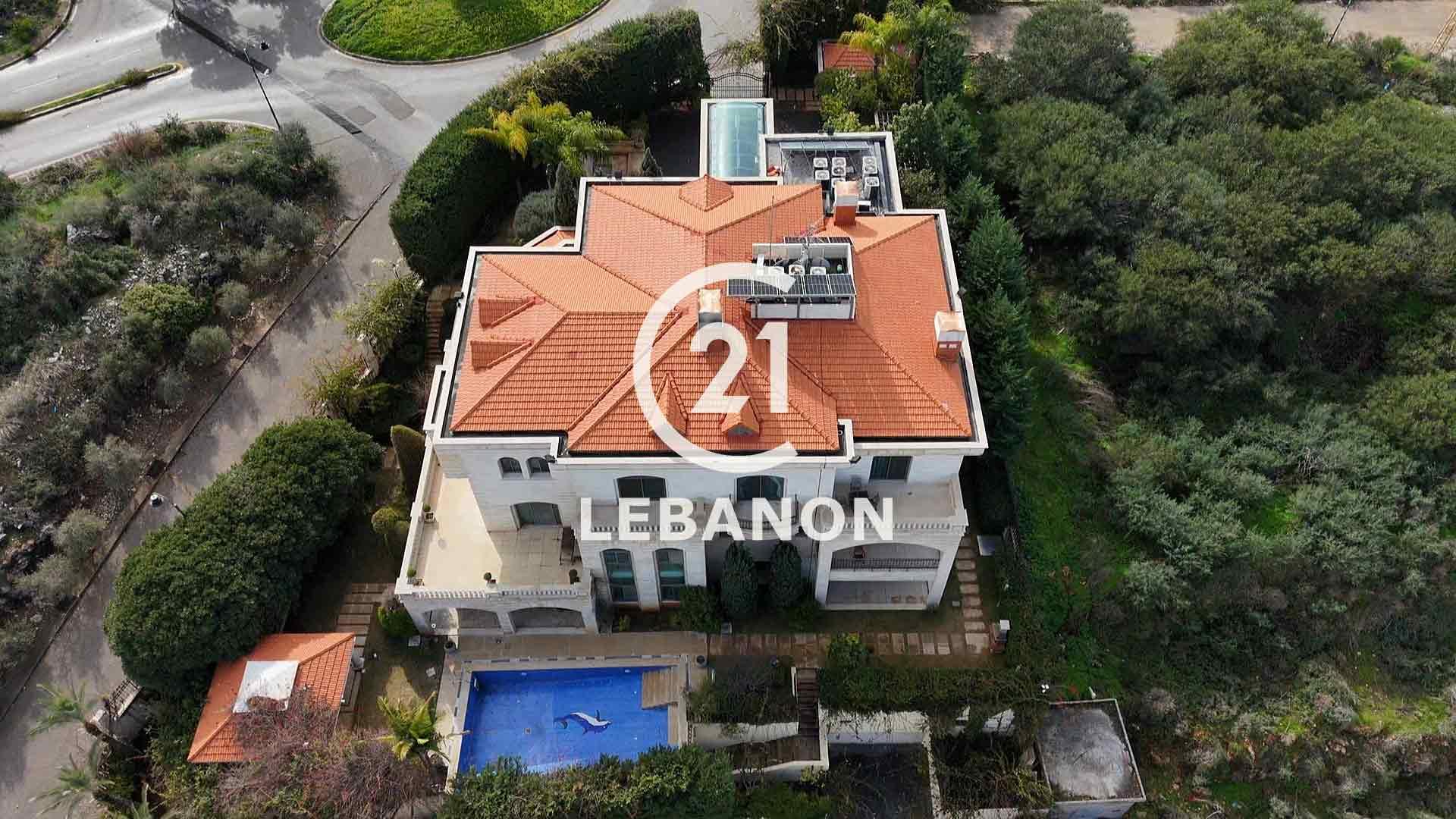 Expansive 3,300 SQM Mechref Villa Featuring Pool, Garden, Terrace & Stunning Panoramas