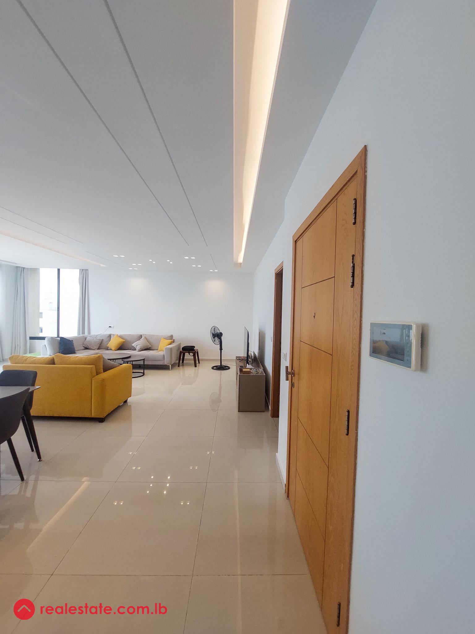 Fully Equipped Apartment in Jal El Dib/Bkenneya, Metn + Sea View