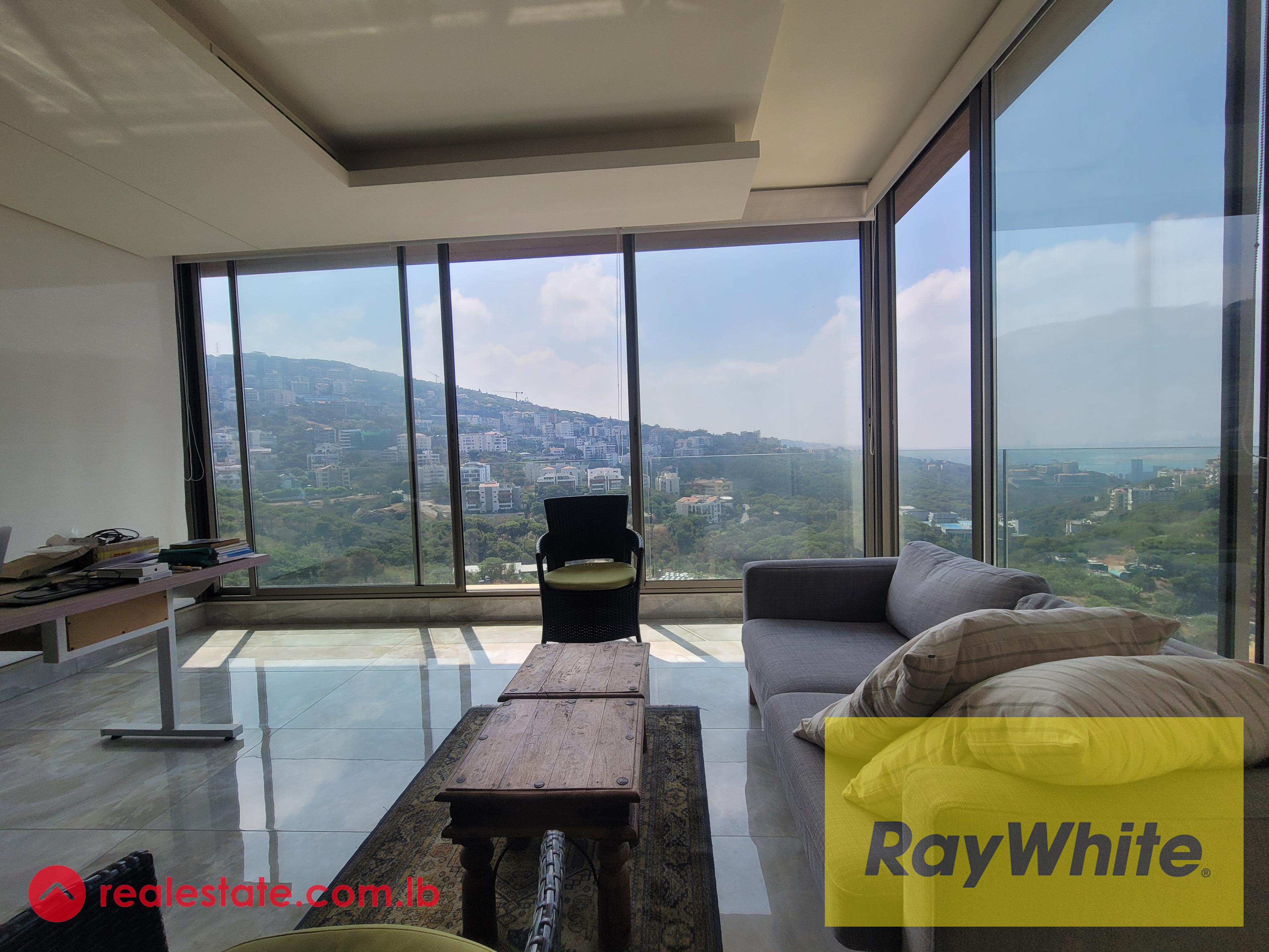 Duplex for Sale with -Terrace- Sea View In Awkar