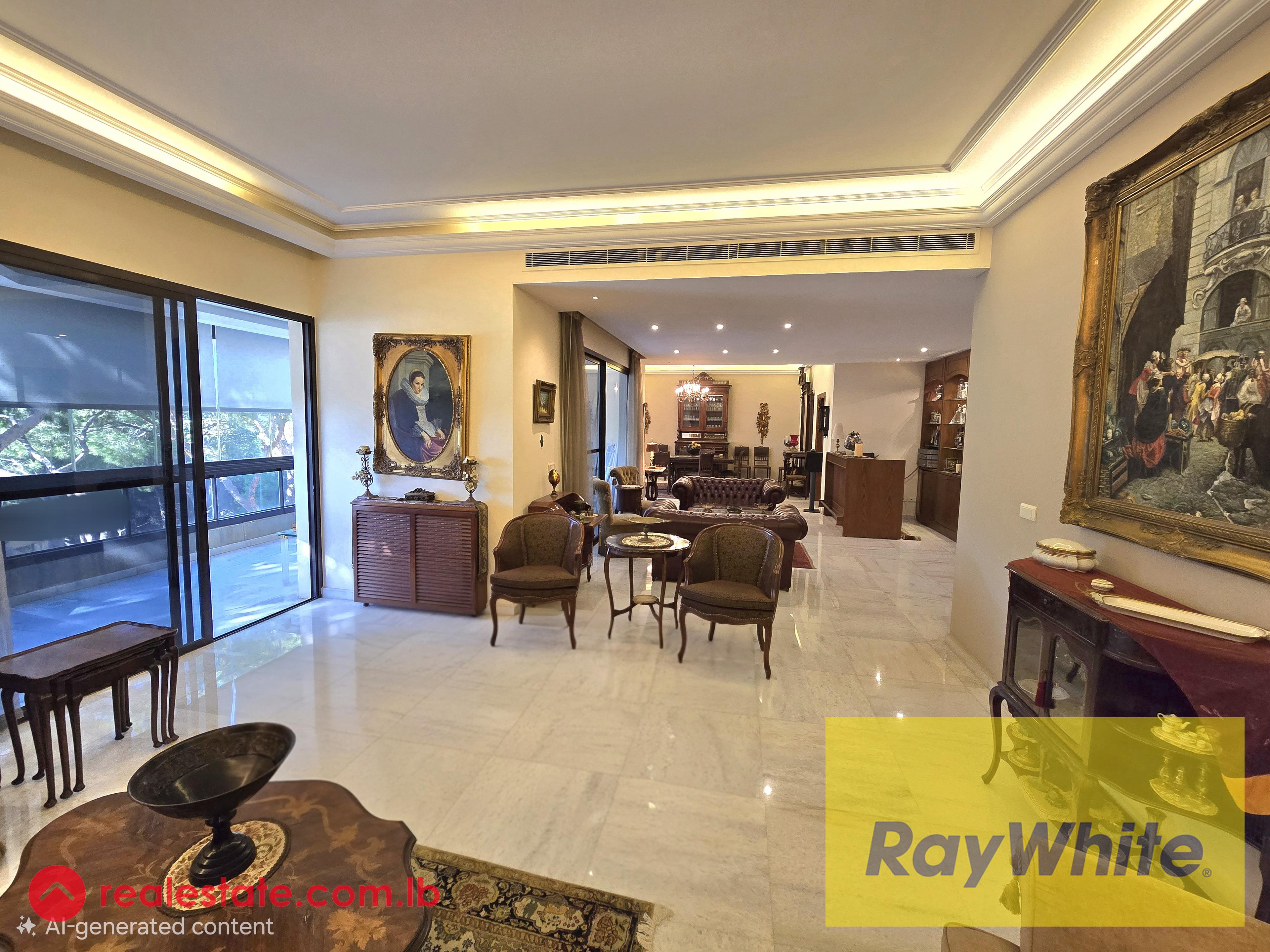 For Sale – Elegant 350 sqm Furnished Apartment in Rabieh