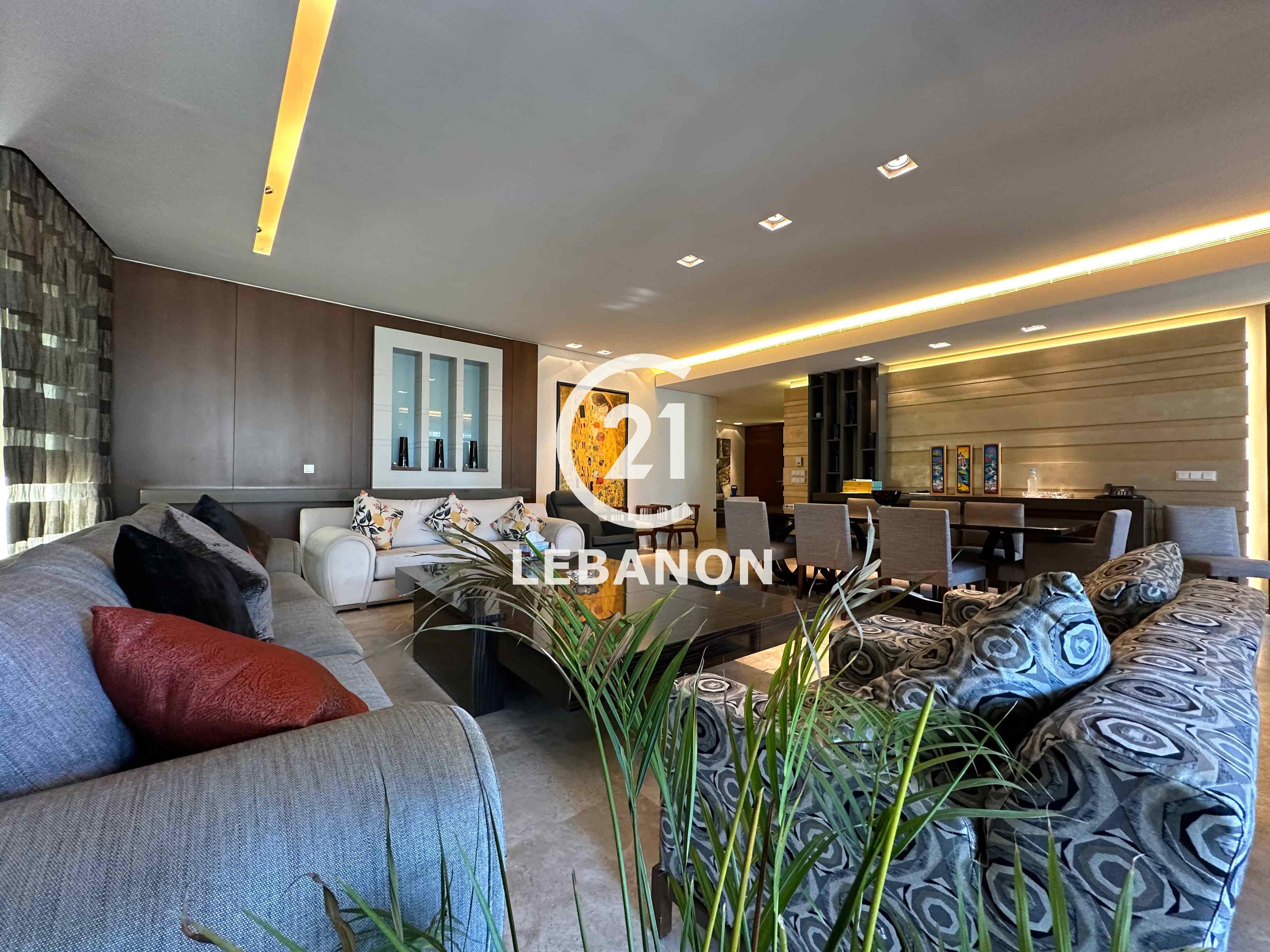 400 Sqm Furnished Apartment For Rent in Downtown with a Sea View