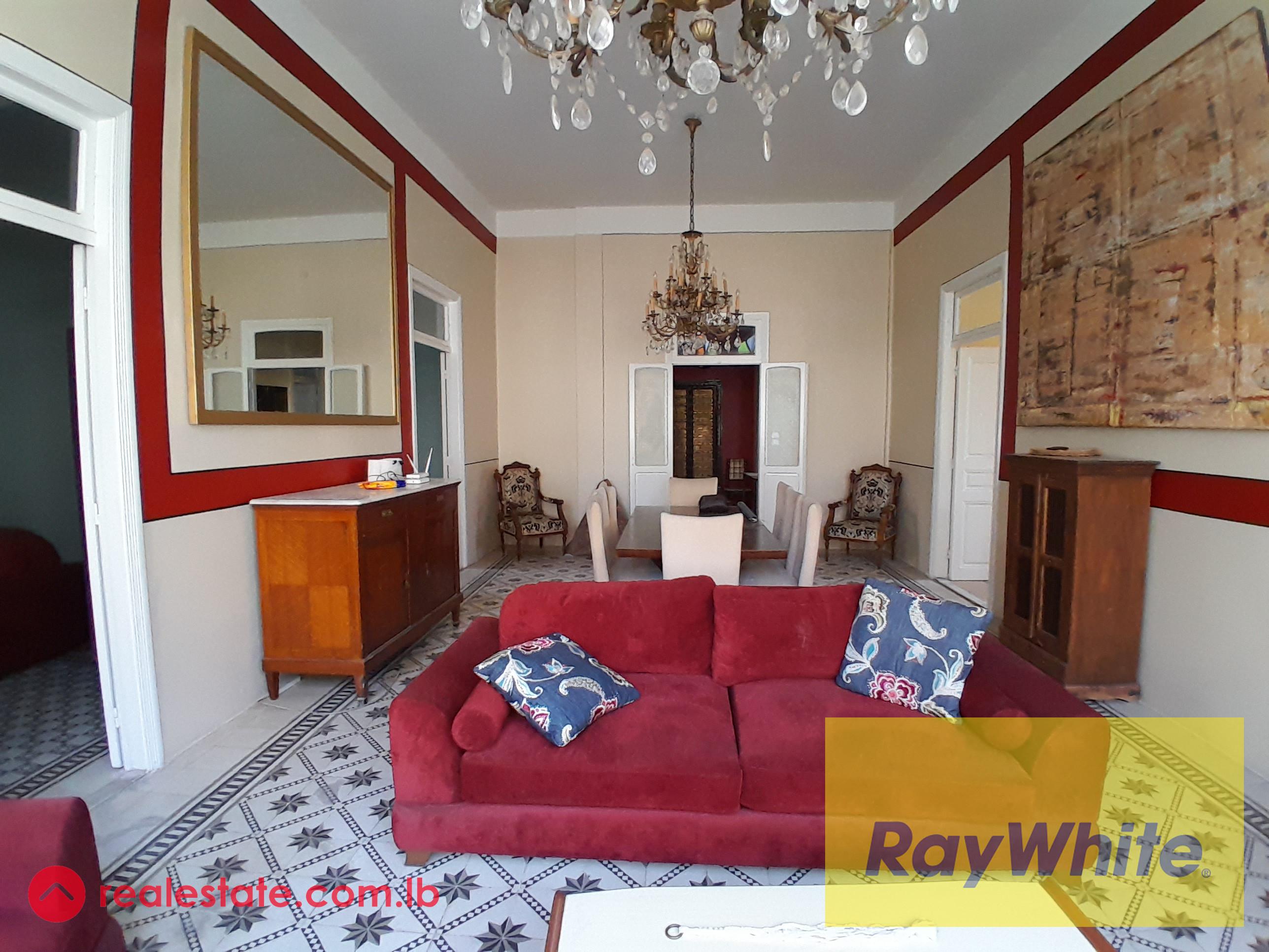 Apartment for Rent in Achrafieh – 140 sqm Furnished