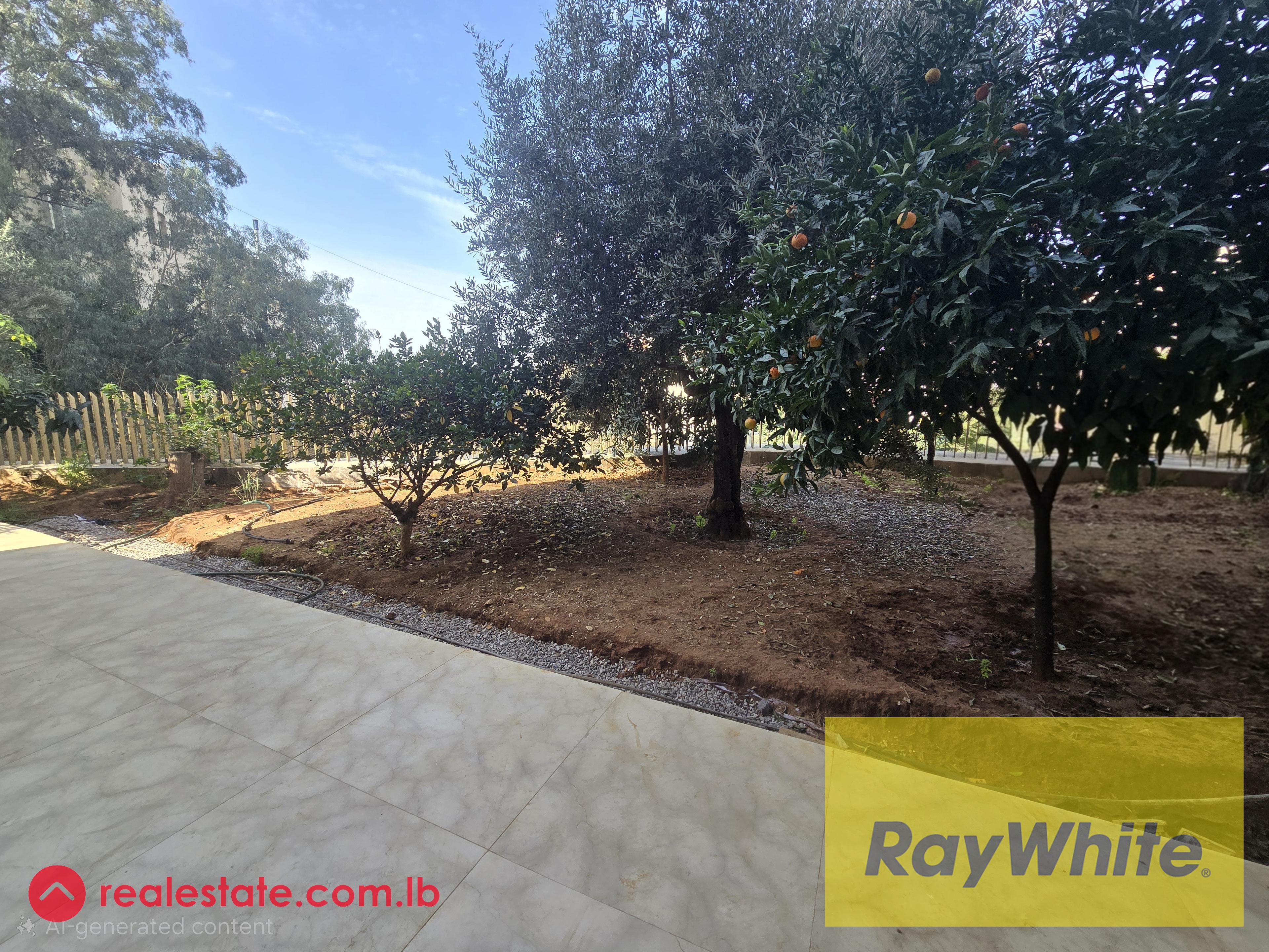 Stunning 300 sqm Garden Apartment for Rent in Mtayleb – Prime Location