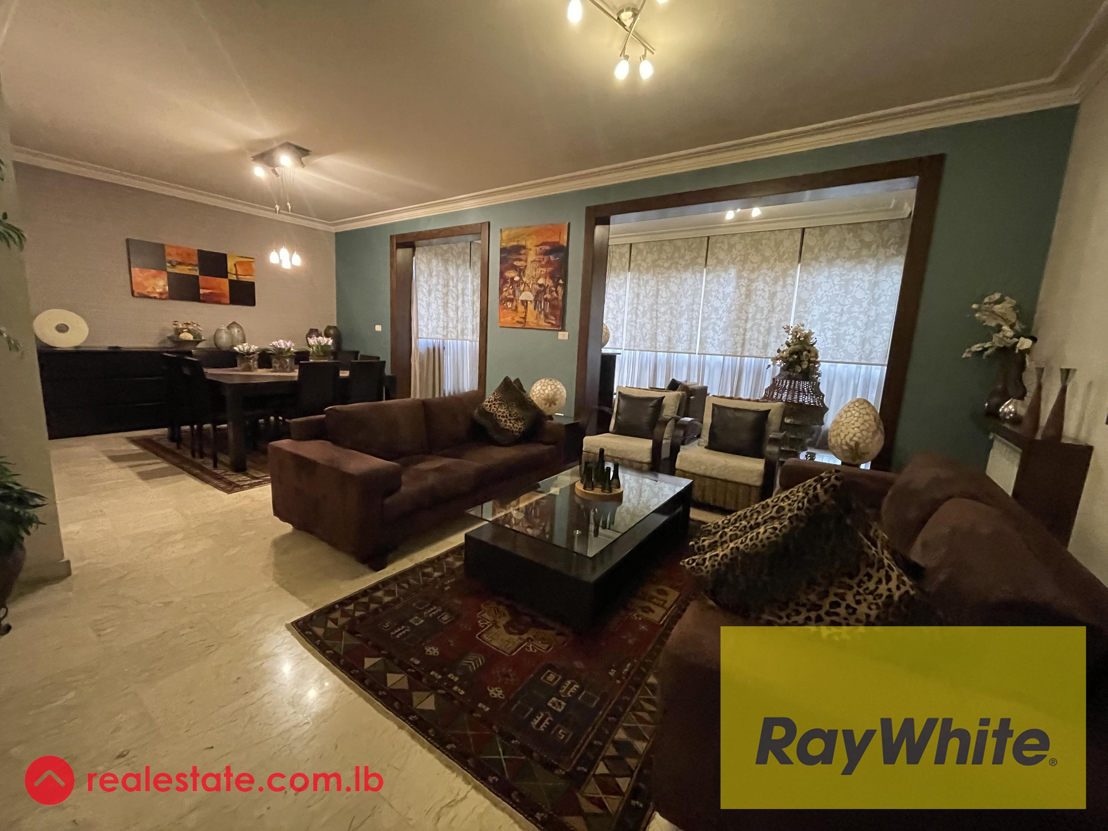 Apartment for Sale – Hazmieh, Mar Takla | 225 sqm | Fully Furnished