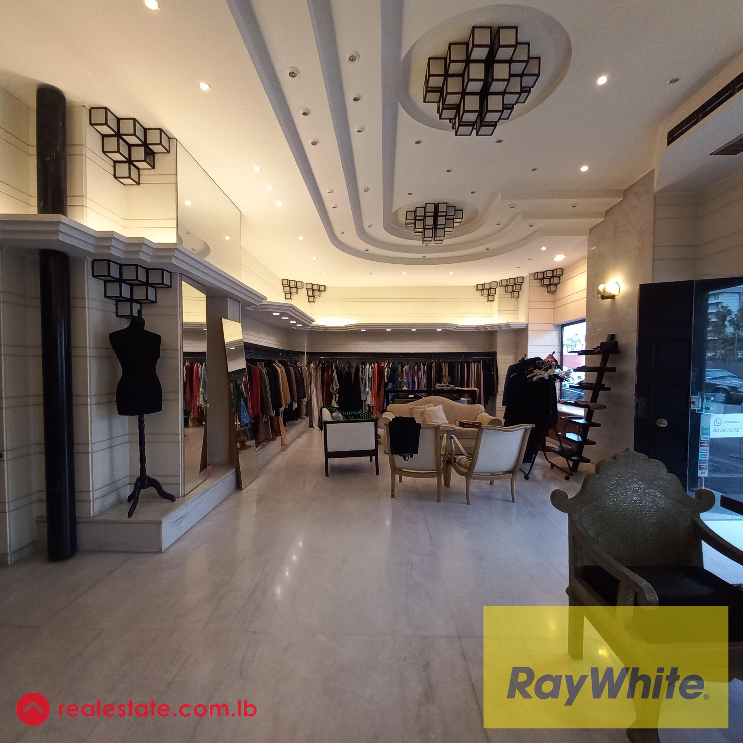 Shop of 100sqm in Jal el Dib 2 steps away from the highway for rent