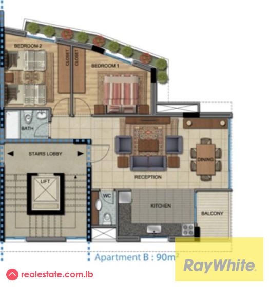 Under Construction Apartment for Sale – Jouret El Ballout