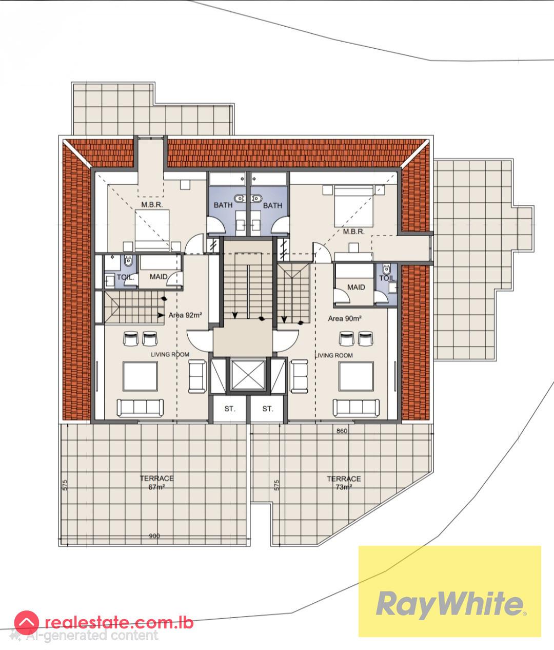 Duplex For Sale in Kornet Chehwan – Under Construction