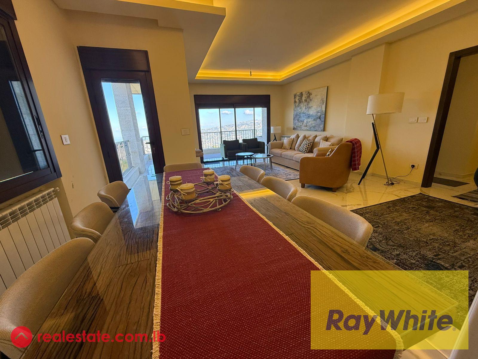 Furnished Apartment For Sale in Bikfaya