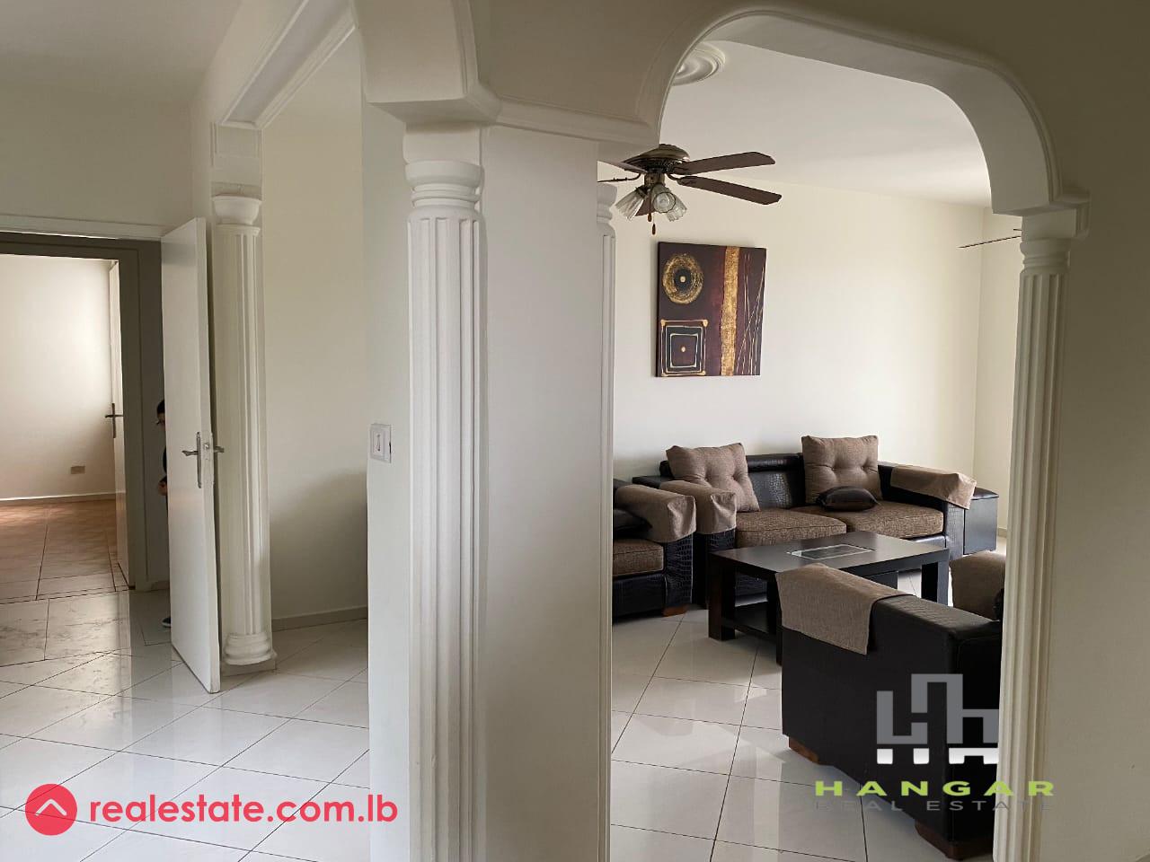 Furnished apartment for rent at Antelias Mezher with sea view