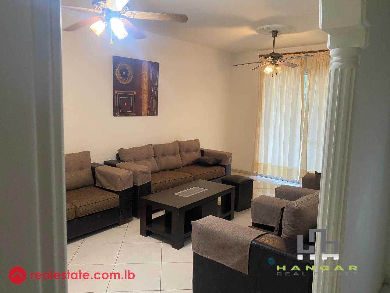 Furnished apartment for rent at Antelias Mezher with sea view