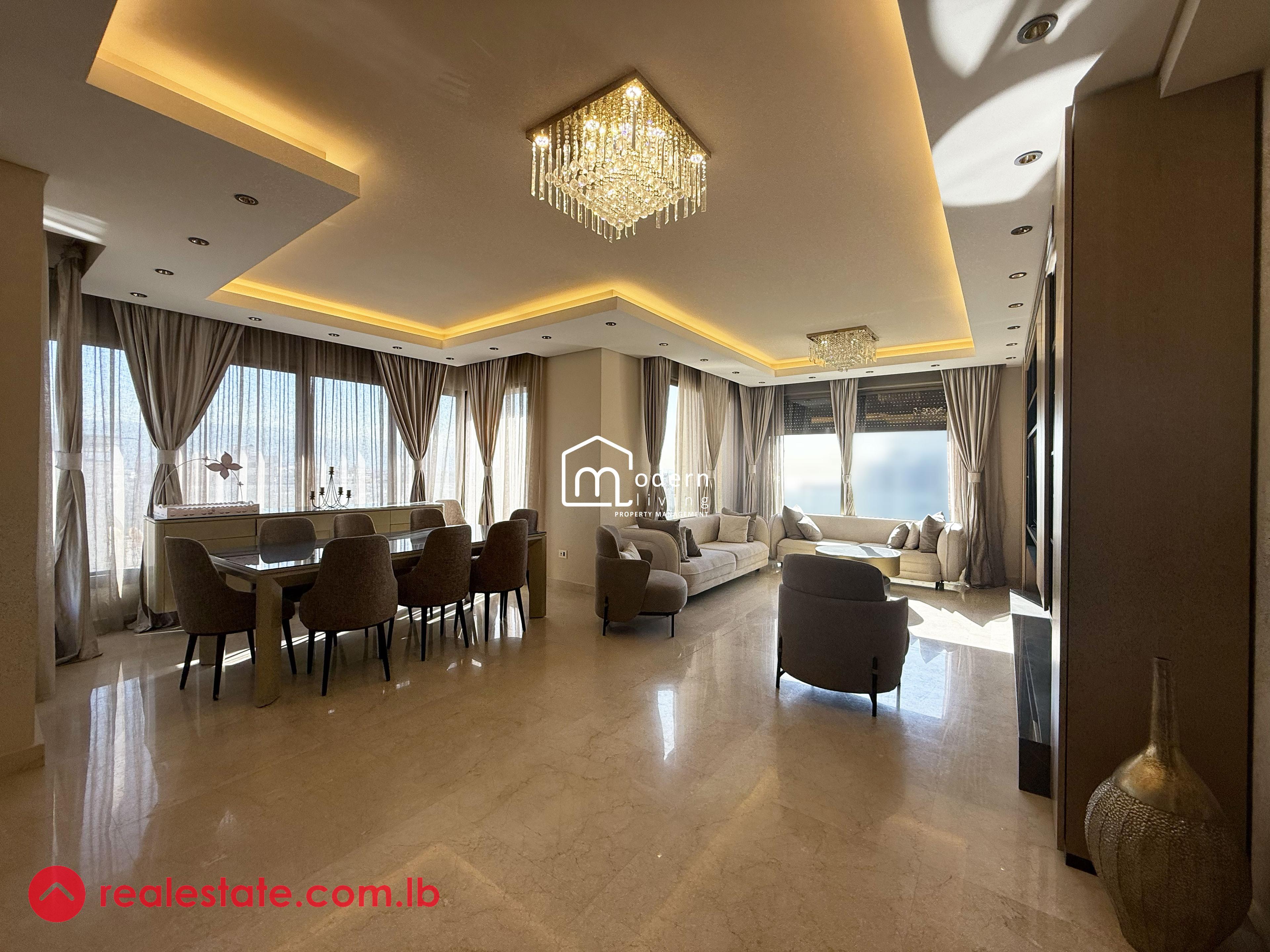 Partial Sea View | Furnished Apartment For Sale in Jnah