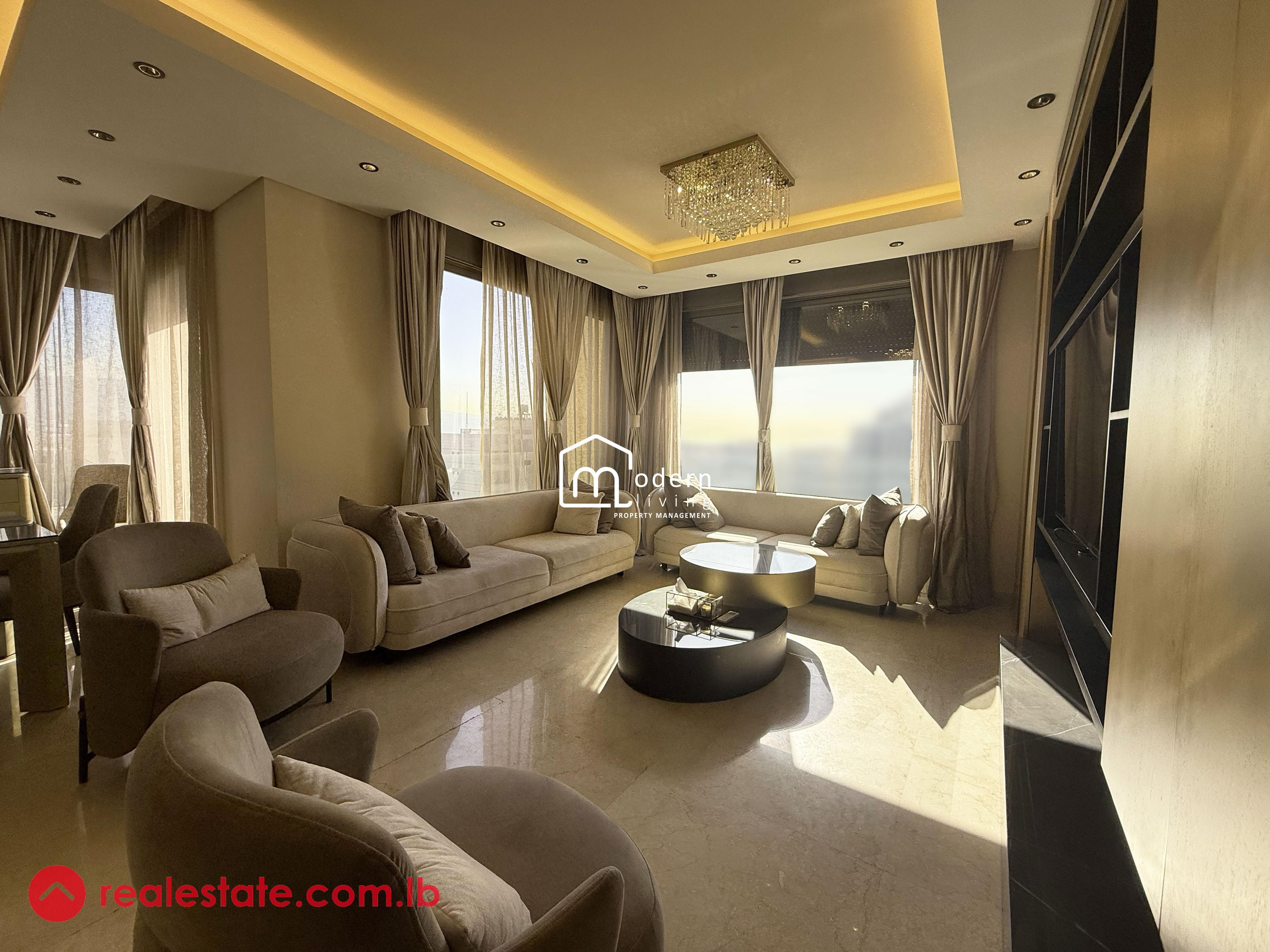 Partial Sea View | Furnished Apartment For Sale in Jnah