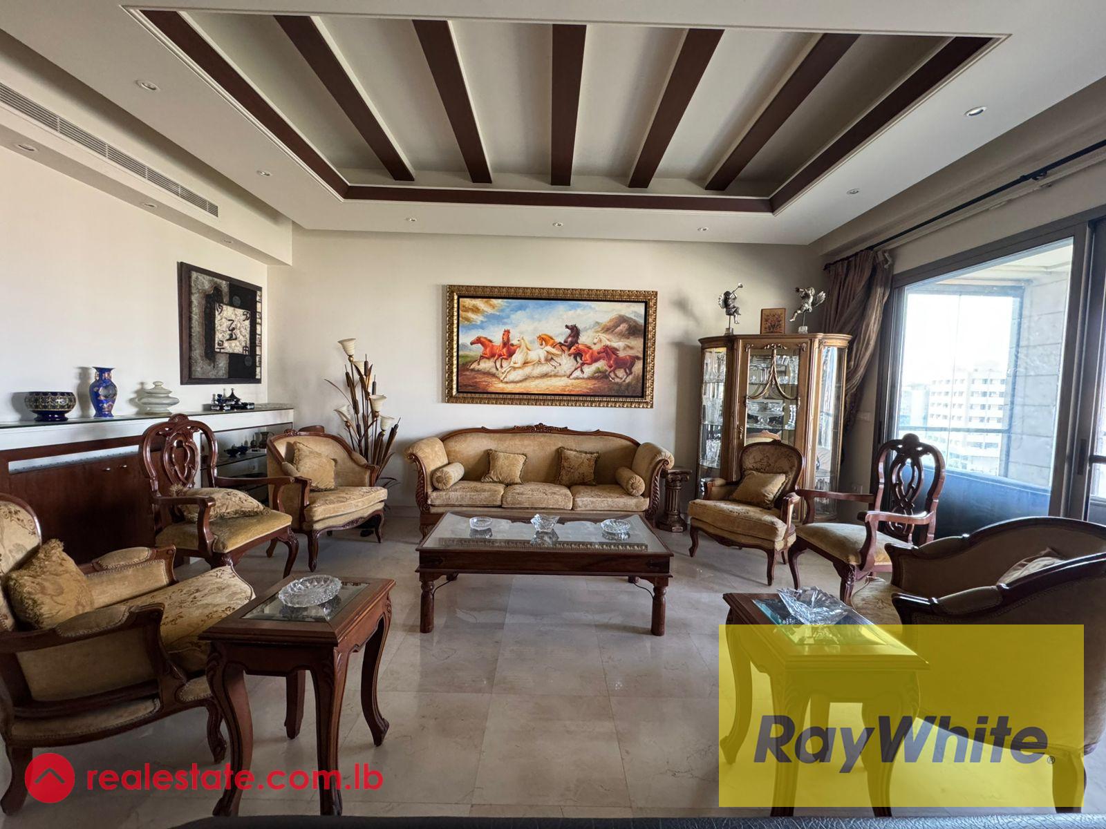 Furnished luxury apartment in Jal el Dib for sale