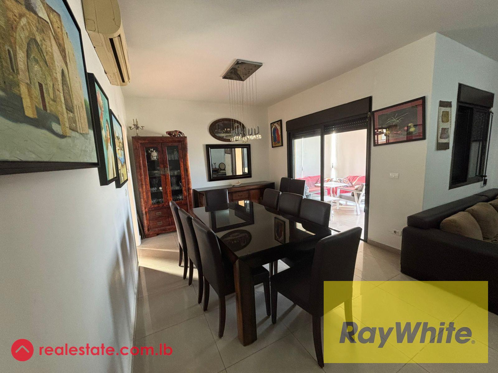 Fully Furnished apartment with open view in Zalka for rent