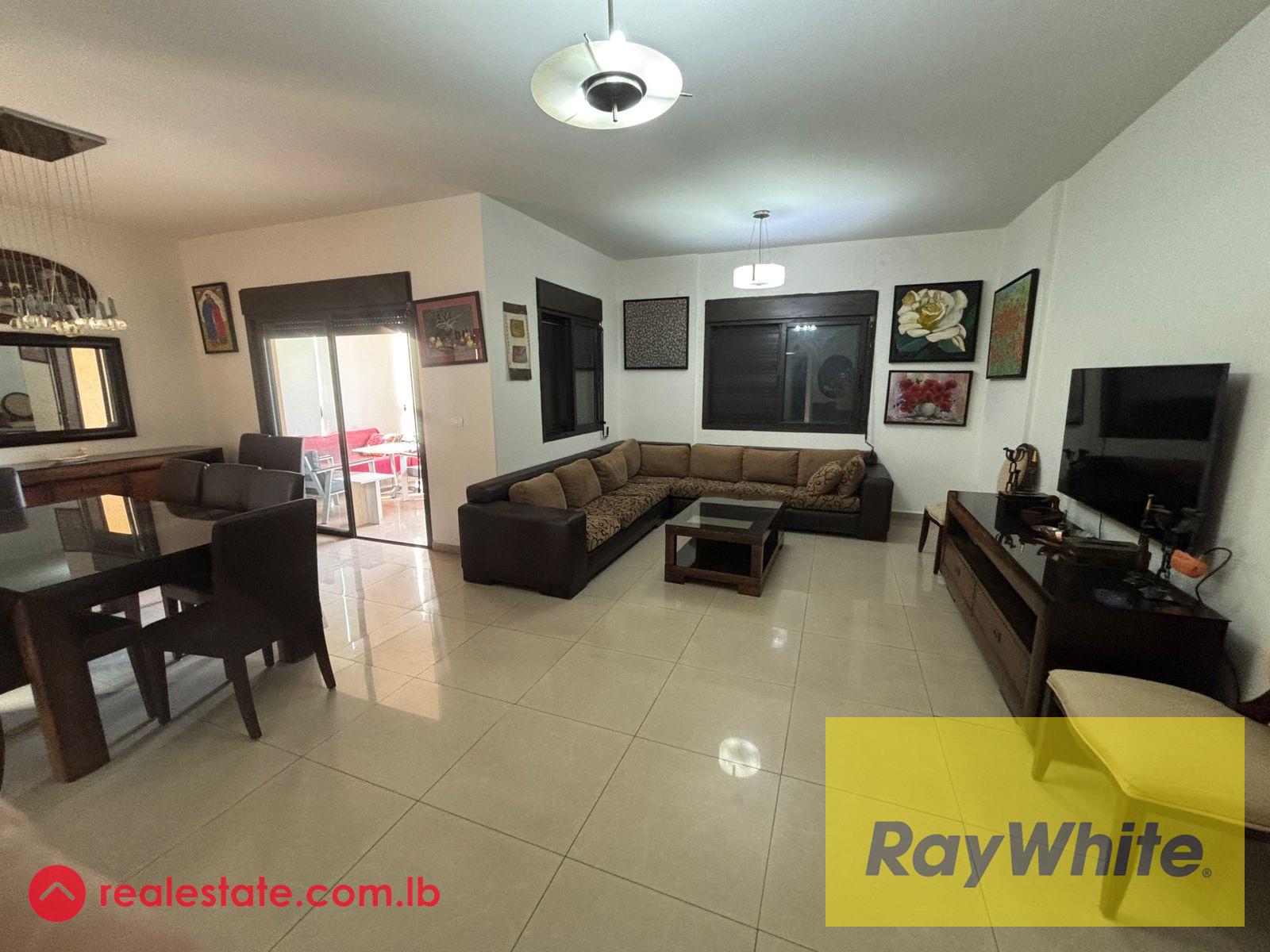 Fully Furnished apartment with open view in Zalka for rent