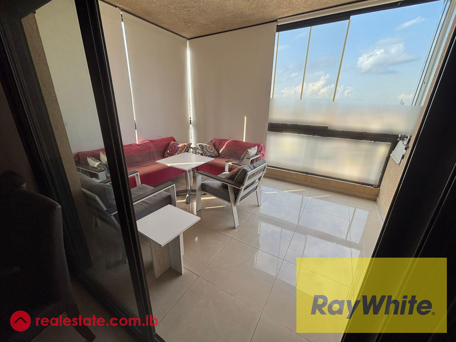 Fully Furnished apartment with open view in Zalka for rent
