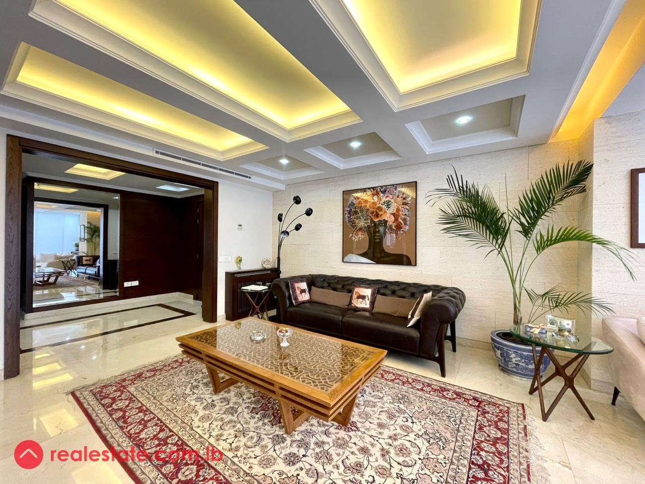 Semi- Furnished Luxurious Apartment in Kfarhbab + View