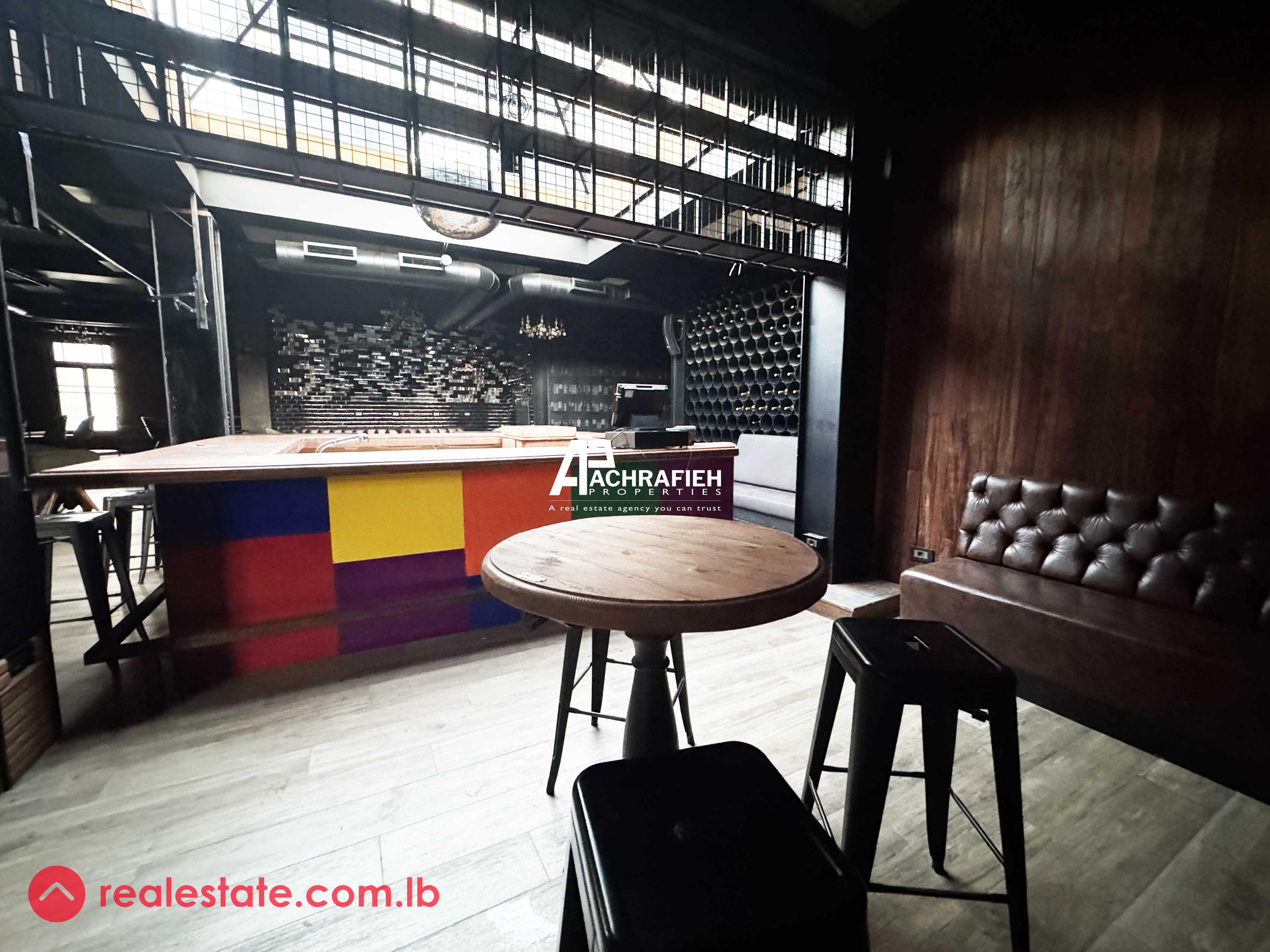 Fully Furnished Restaurant | 250 Sqm | For Rent in Achrafieh