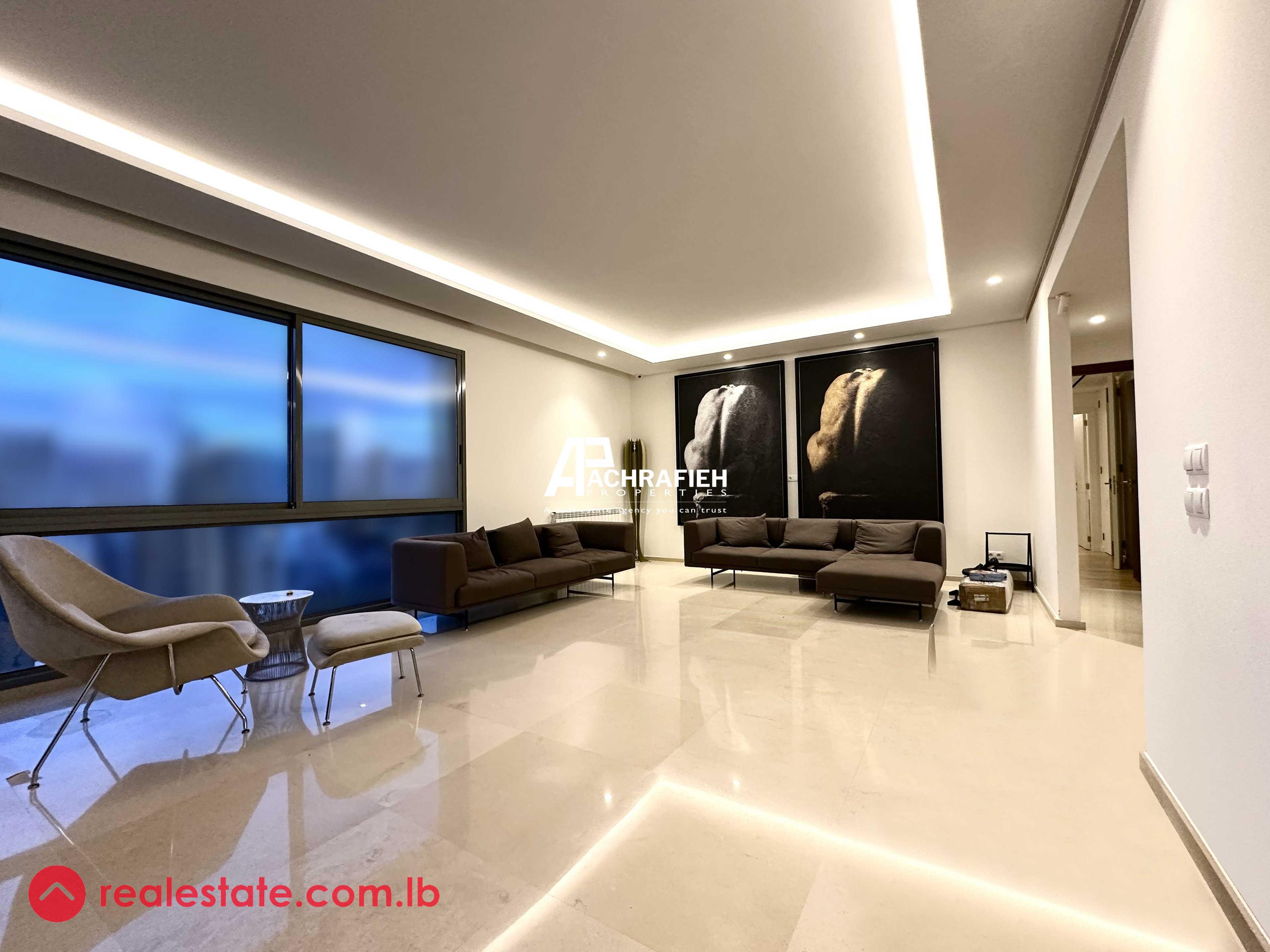 Golden Area | High Floor | Apartment for Rent in Achrafieh