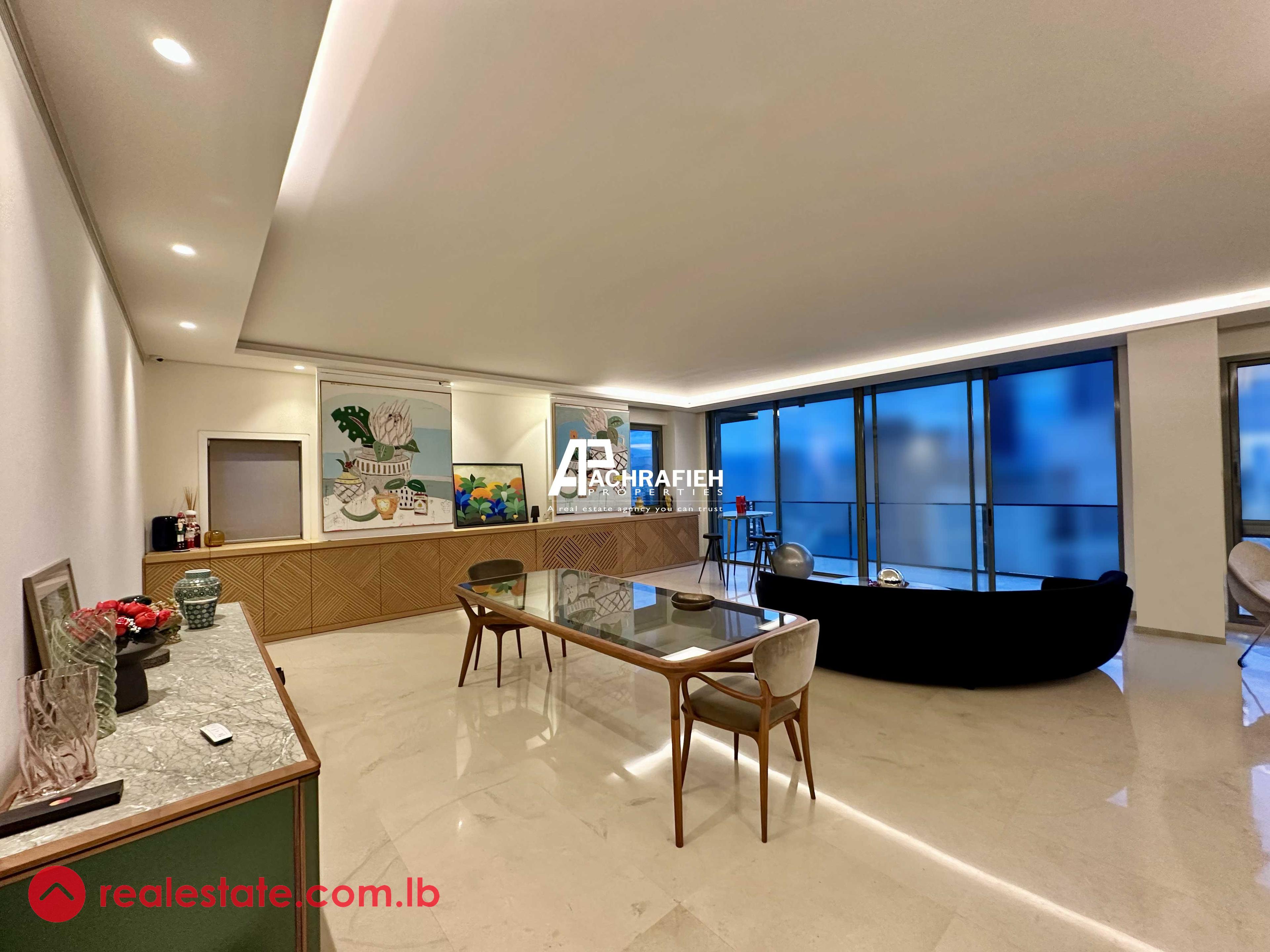 Golden Area | High Floor | Apartment for Rent in Achrafieh