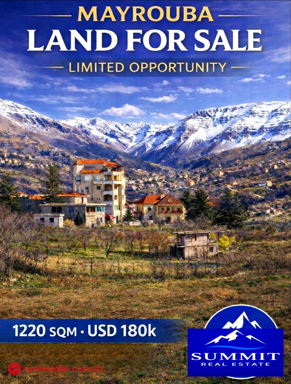 Land for Sale in Mayrouba | Residential Development Opportunity |