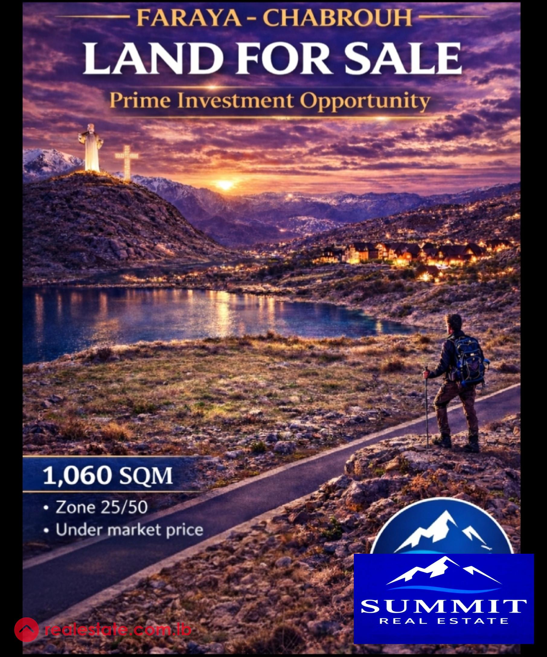 Land for Sale – Faraya (Chabrouh) | Prime Location | Under Market Price |