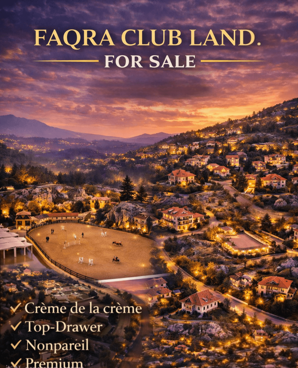 Faqra Club | Land for Sale | 1,000 SQM | « La crème de la crème »