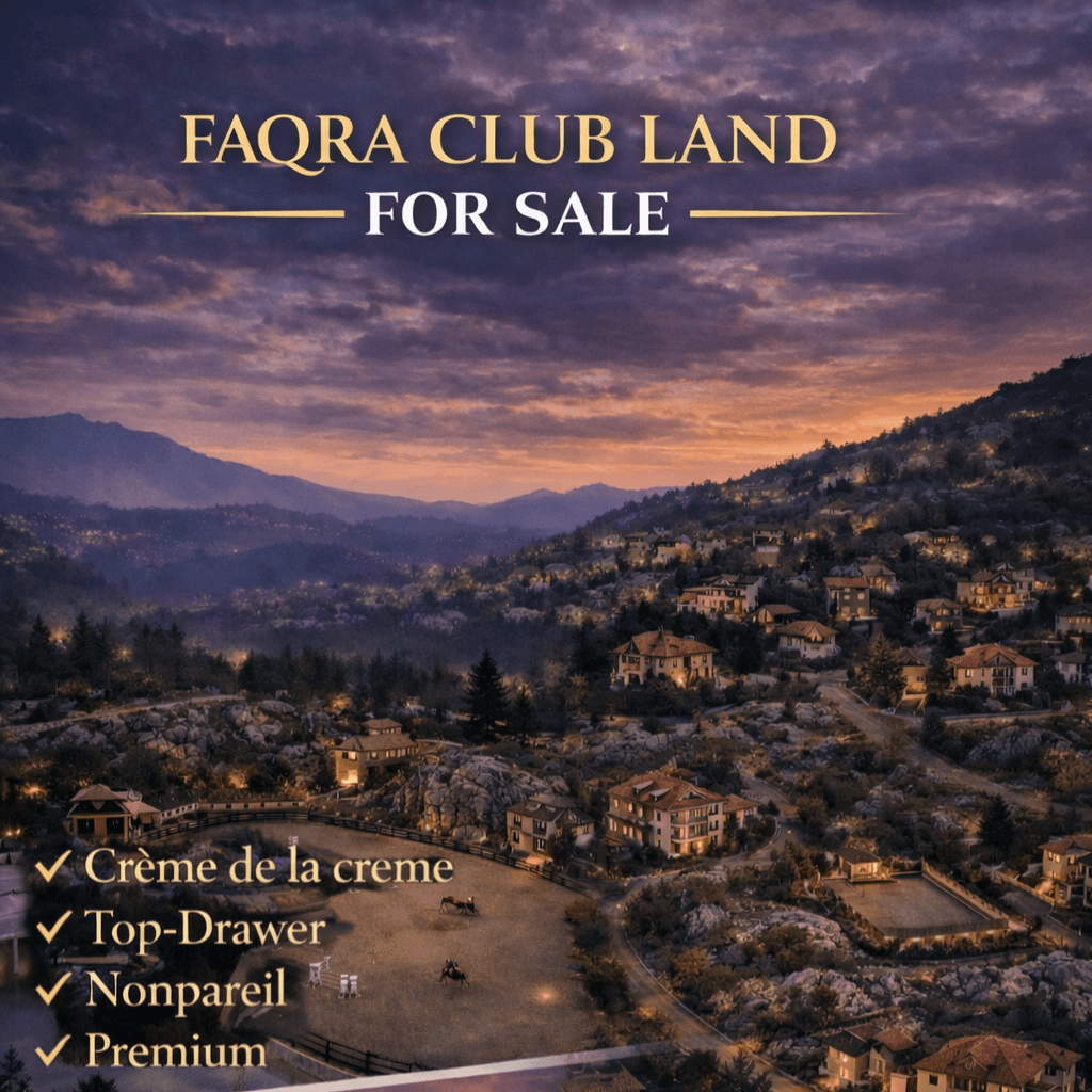 Prime Land for Sale in Faqra Club – 800 SQM | « La crème de la crème »