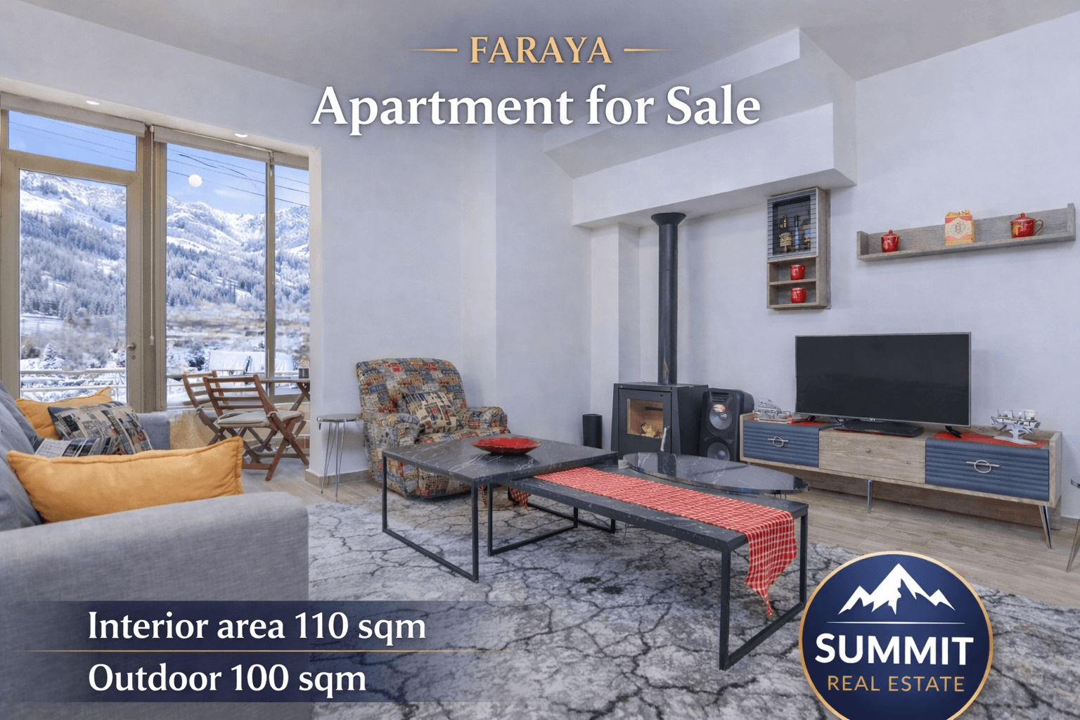 Half Floor | Appartment for Sale – Faraya
