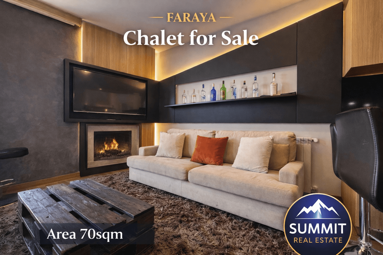 Chalet for Sale in Faraya – Open View Mountain Retreat