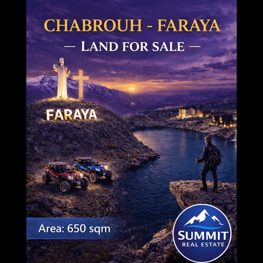 |For sale| Land in Chabrouh – Faraya | 650 sqm |