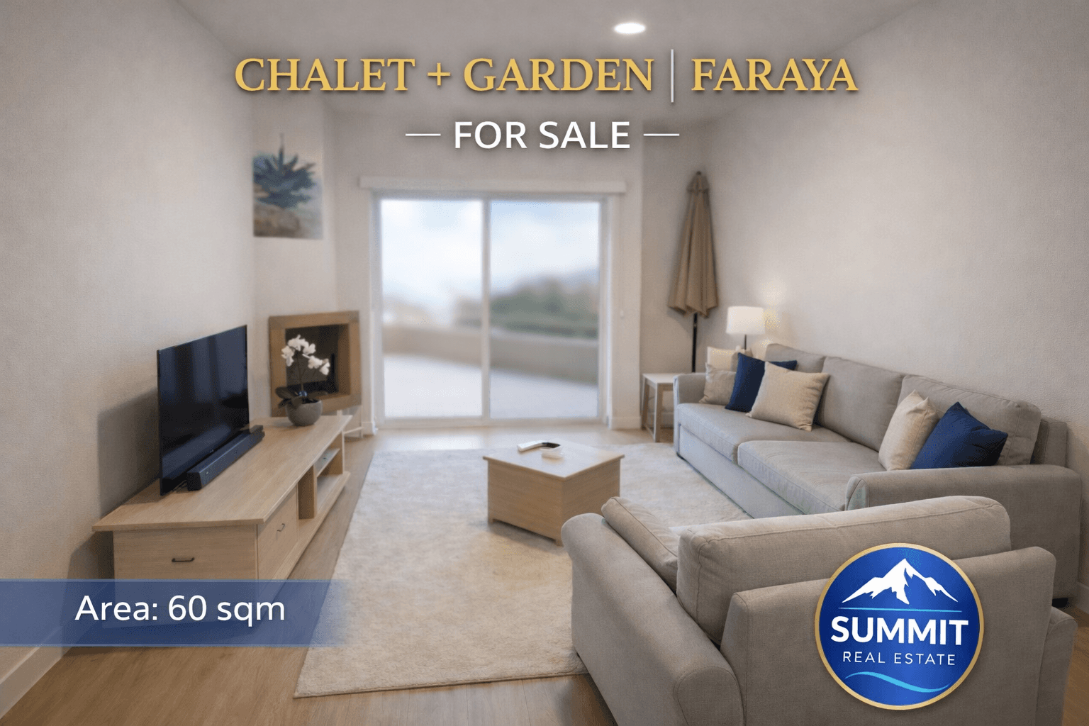 Cozy Chalet With Garden | For Sale | Faraya Village | 60 sqm