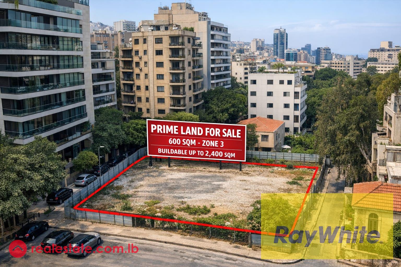 Prime Land for Sale in Achrafieh (Zone 3)