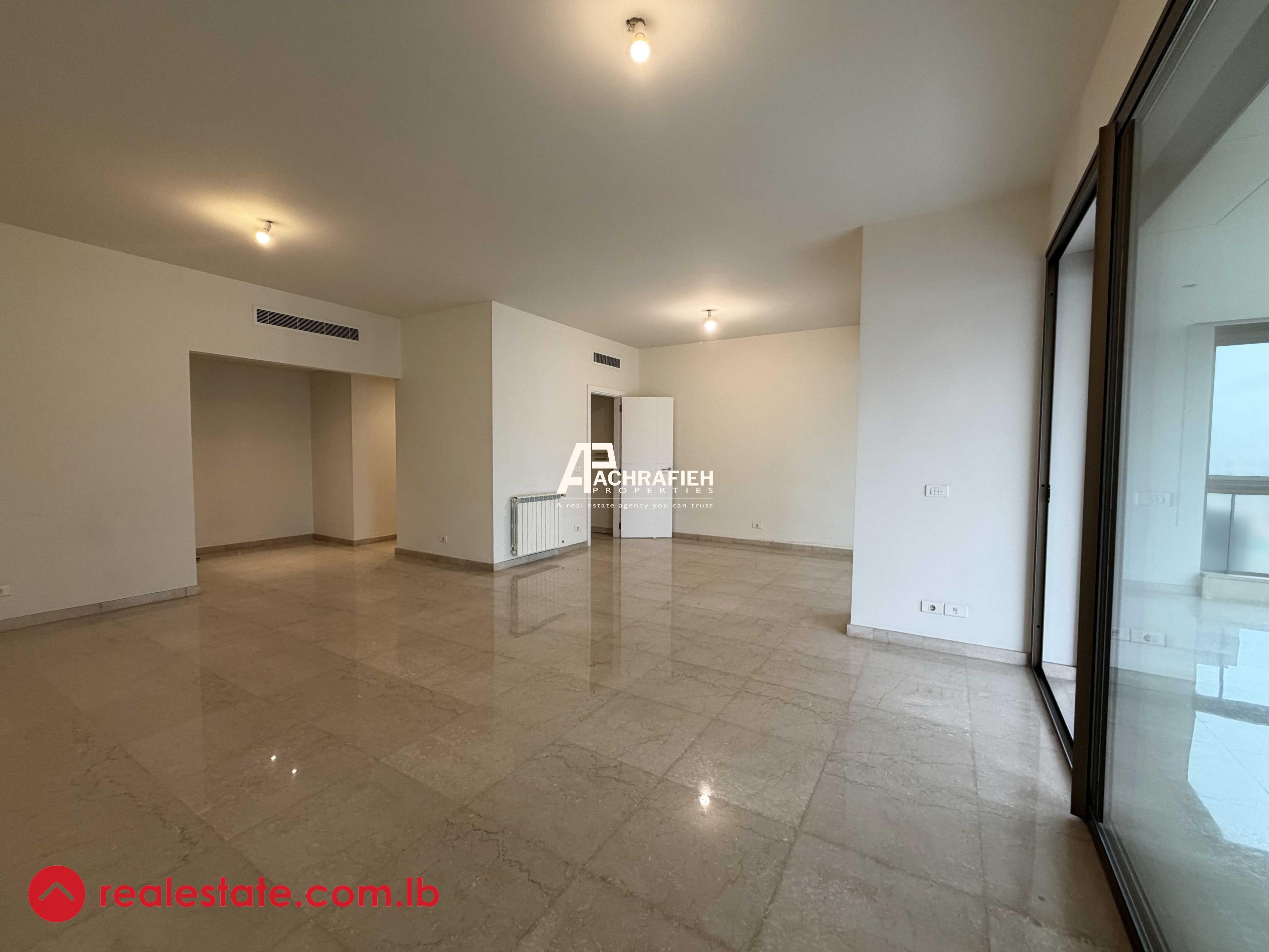 Open View | 220 Sqm | Apartment For Rent in Achrafieh