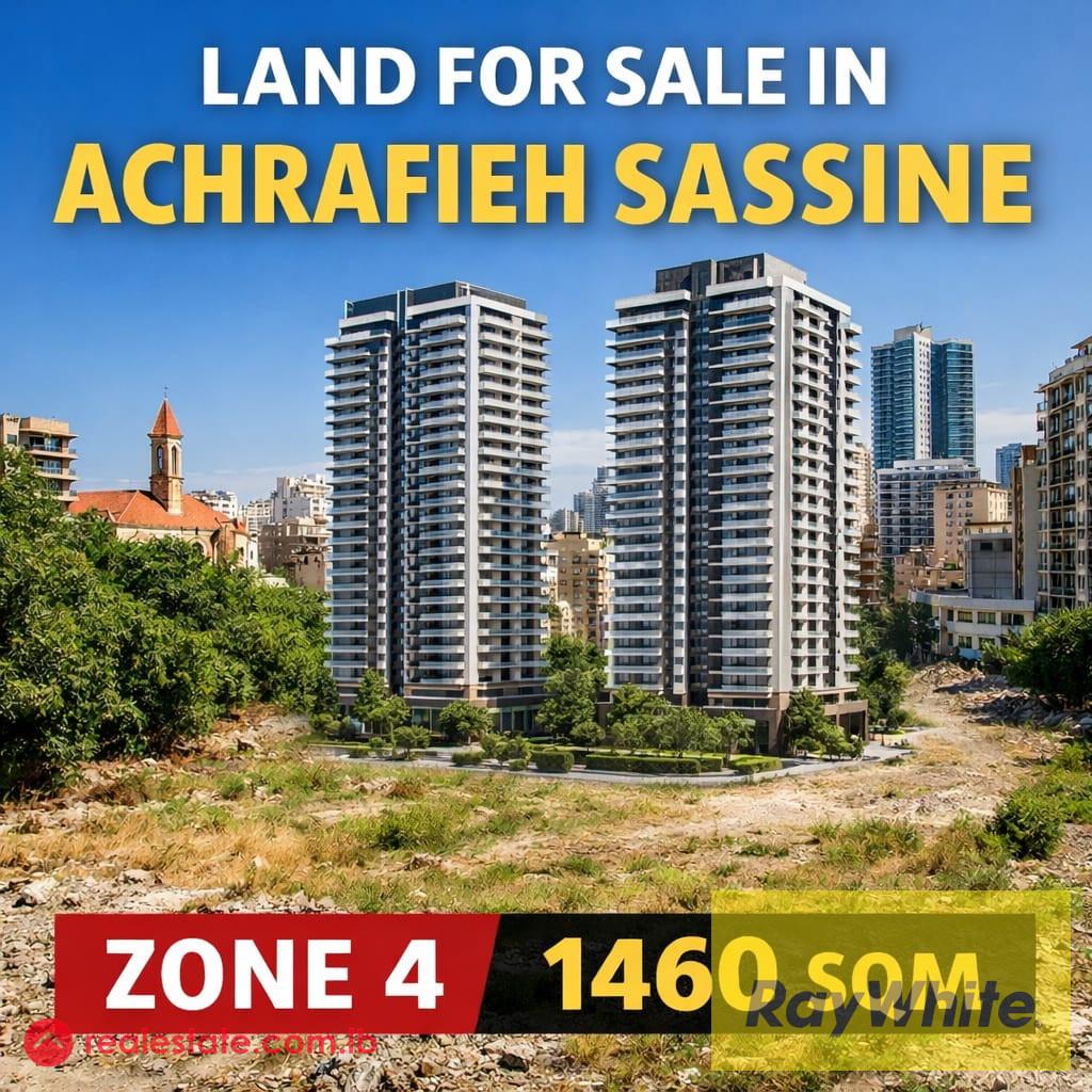 Prime Land for Sale in Achrafieh – Sassine