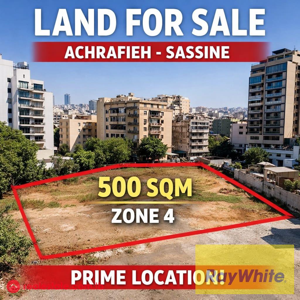 Prime land for sale in Achrafieh – Sassine
