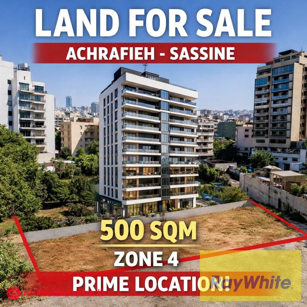 Prime land for sale in Achrafieh – Sassine