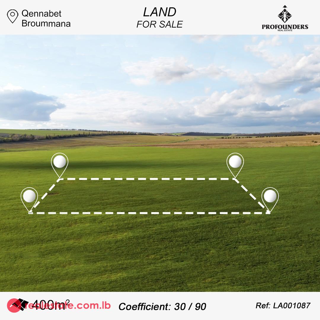Land For sale in Qennabet Broummana