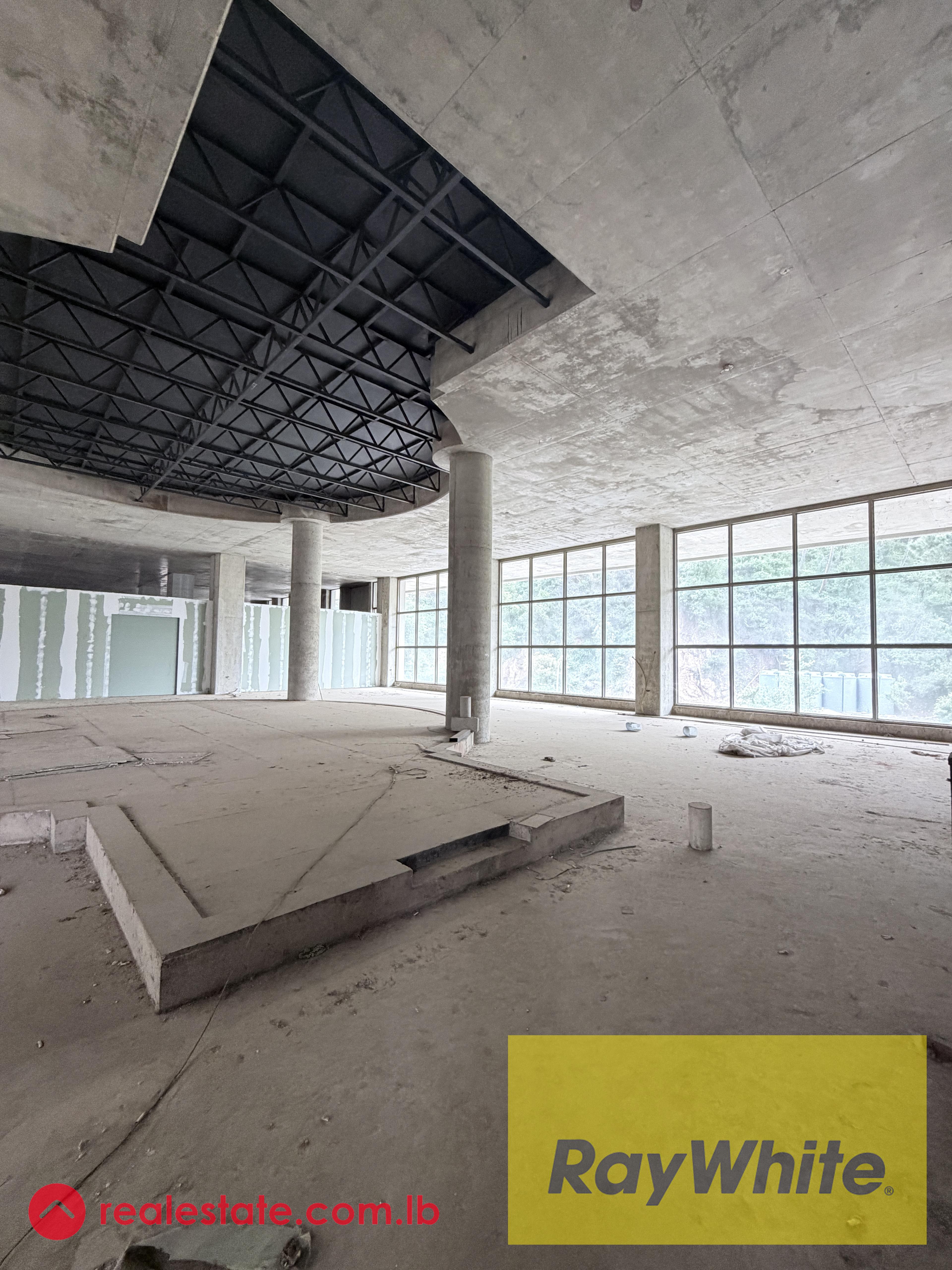 Showroom for Rent in Bsalim – Prime Open Space, Core And Shell