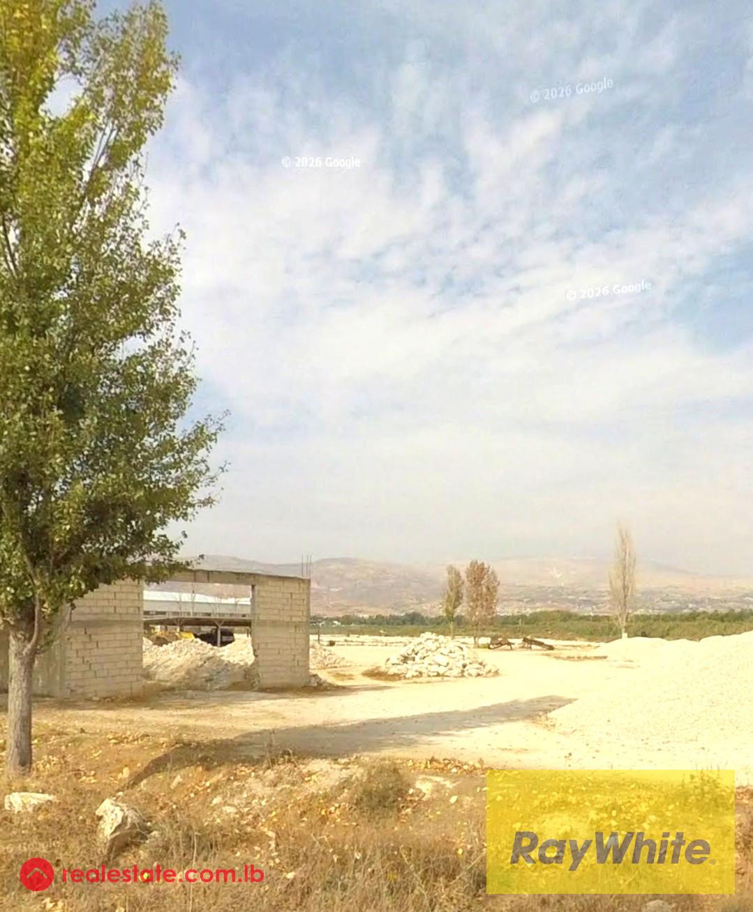 Prime Industrial Land for Rent in Taanayel – Ready for Development